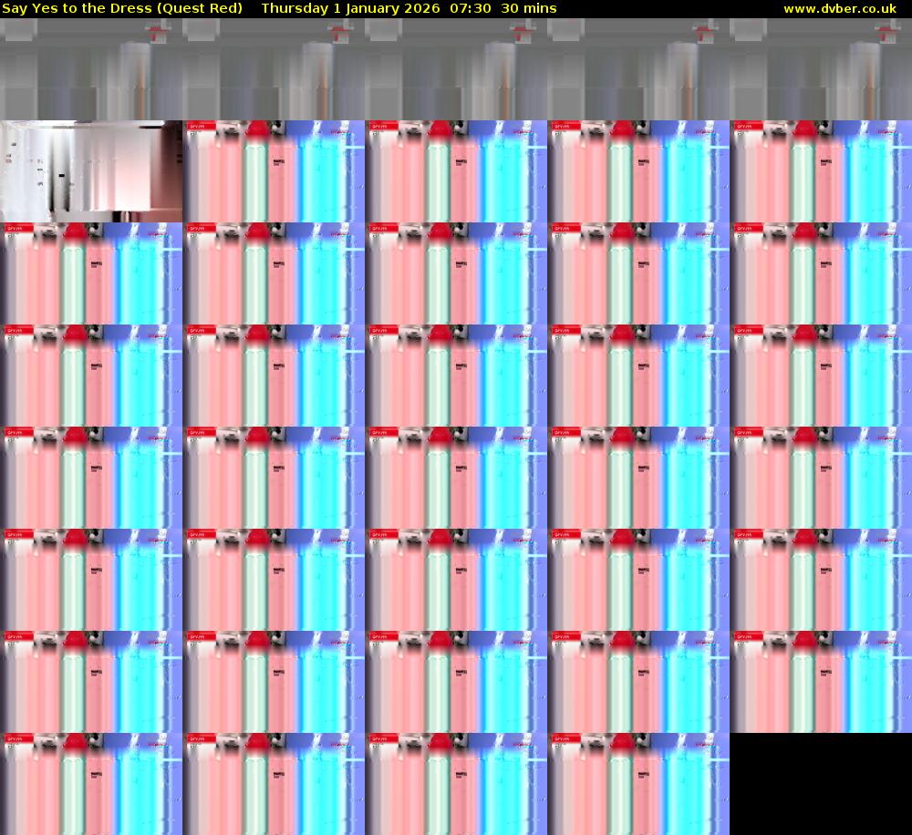 Say Yes to the Dress (Quest Red) Thursday 1 January 2026 07:30 - 08:00