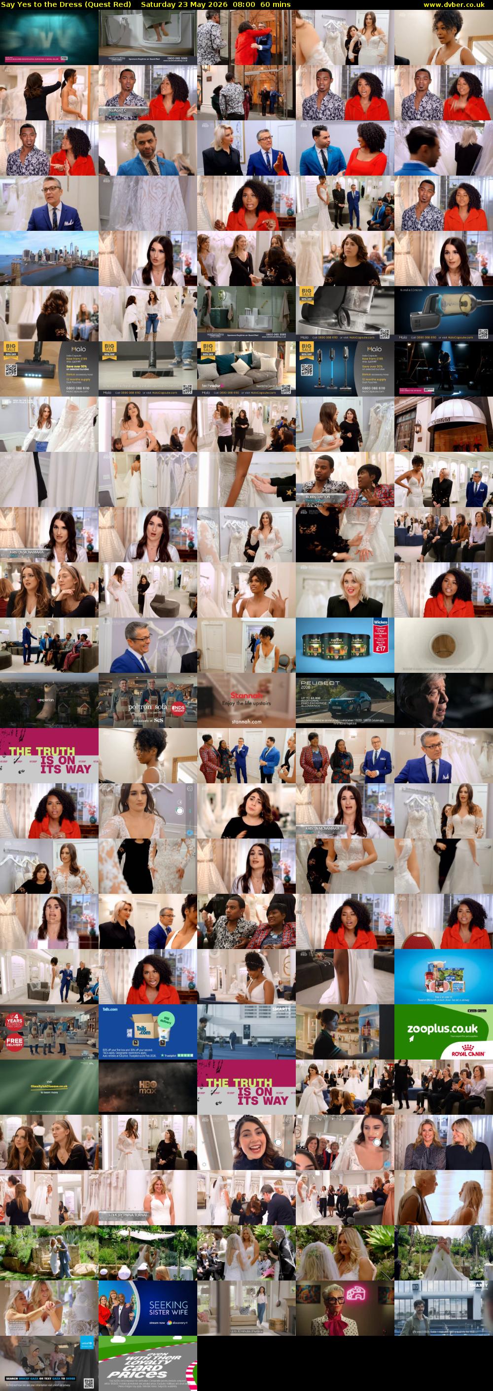 Say Yes to the Dress (Quest Red) Saturday 23 May 2026 08:00 - 09:00