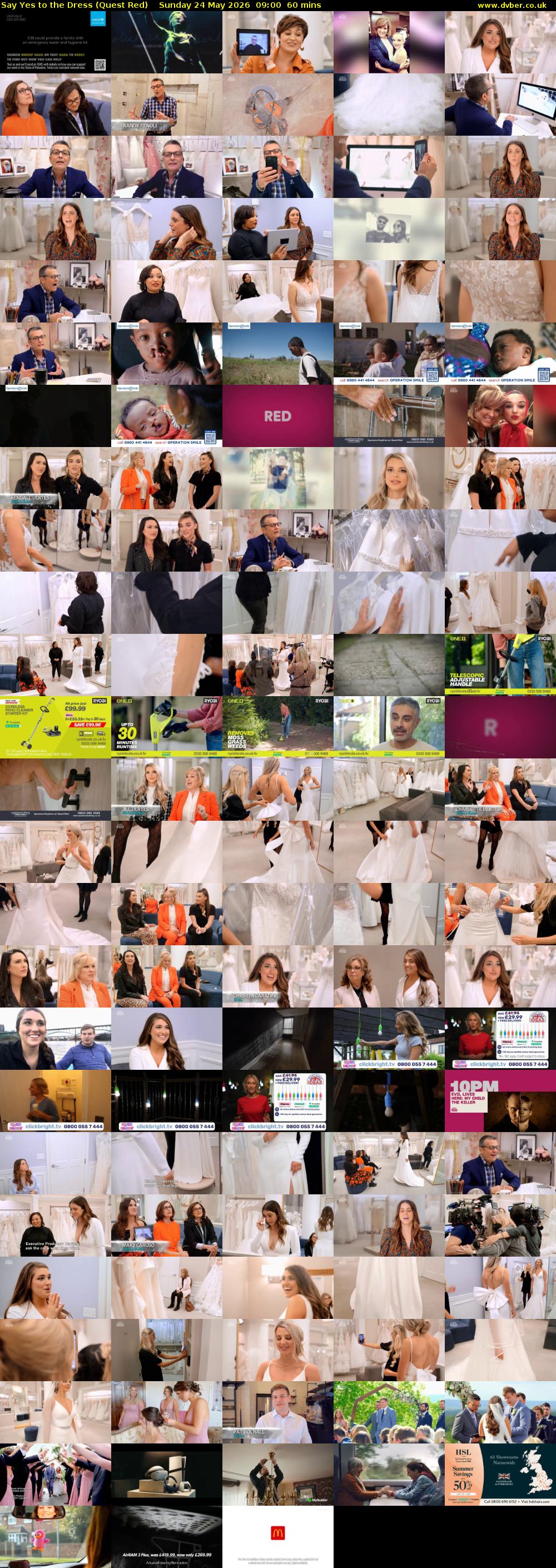 Say Yes to the Dress (Quest Red) Sunday 24 May 2026 09:00 - 10:00