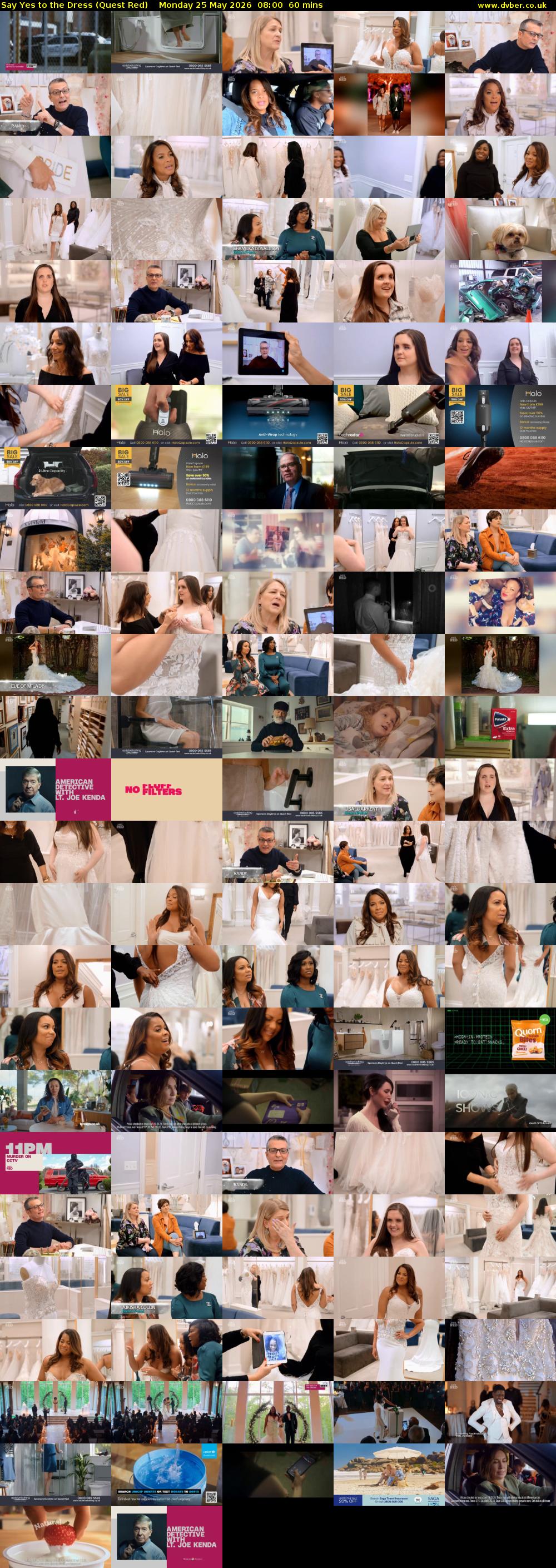 Say Yes to the Dress (Quest Red) Monday 25 May 2026 08:00 - 09:00