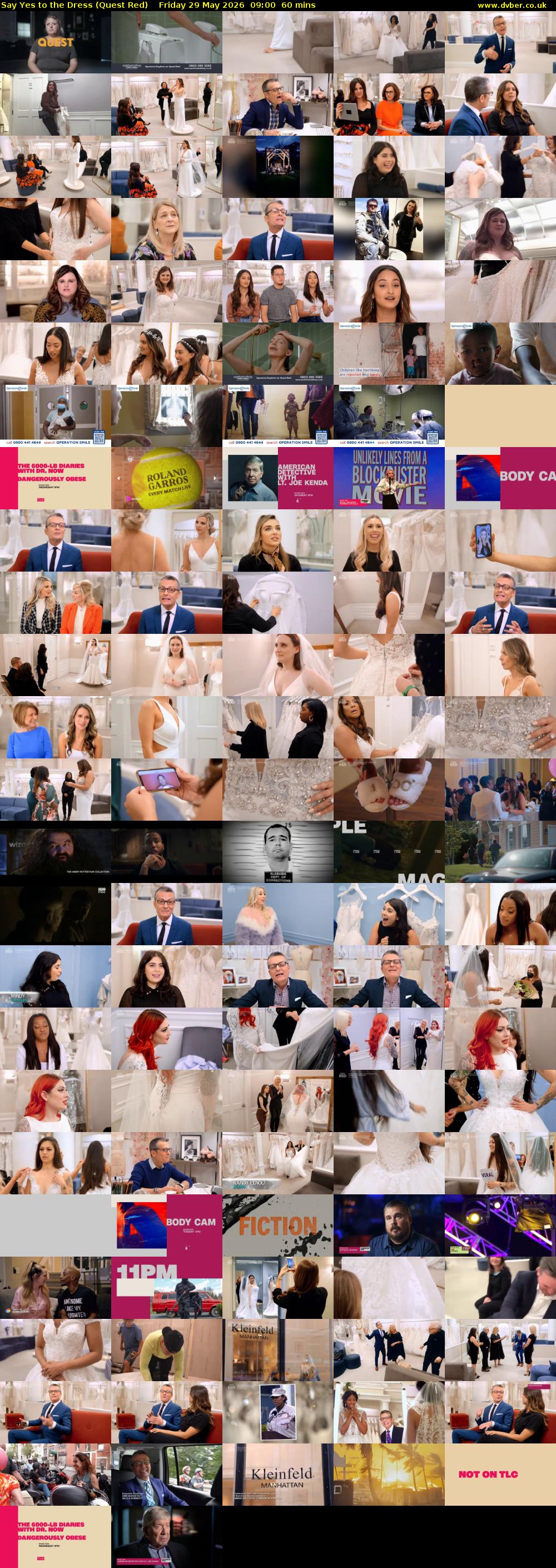 Say Yes to the Dress (Quest Red) Friday 29 May 2026 09:00 - 10:00