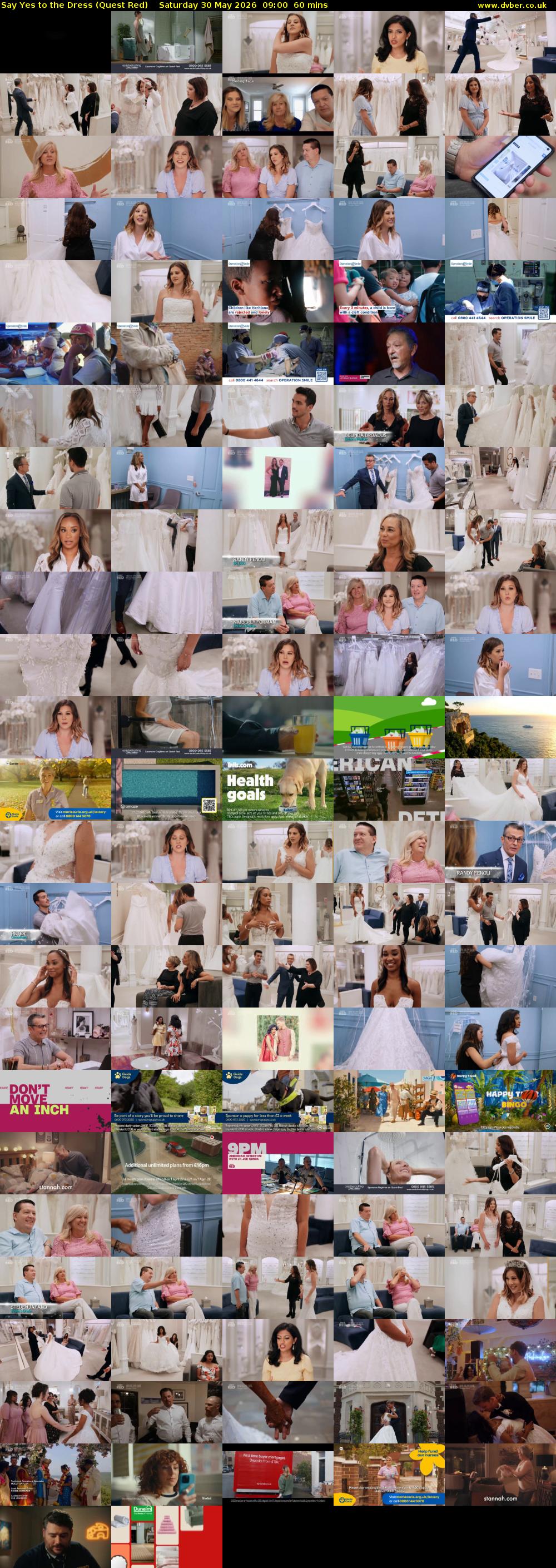 Say Yes to the Dress (Quest Red) Saturday 30 May 2026 09:00 - 10:00