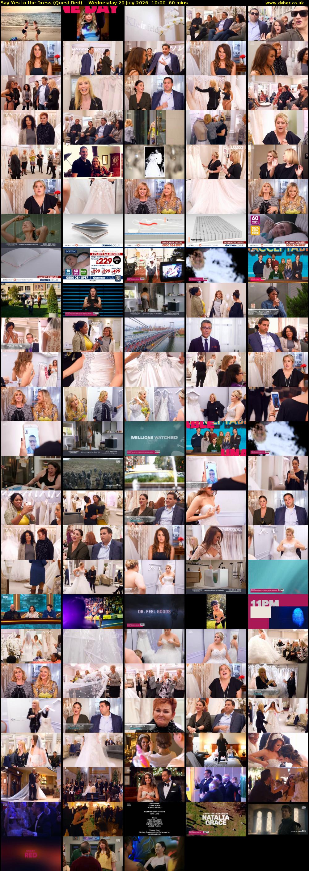 Say Yes to the Dress (Quest Red) Wednesday 29 July 2026 10:00 - 11:00