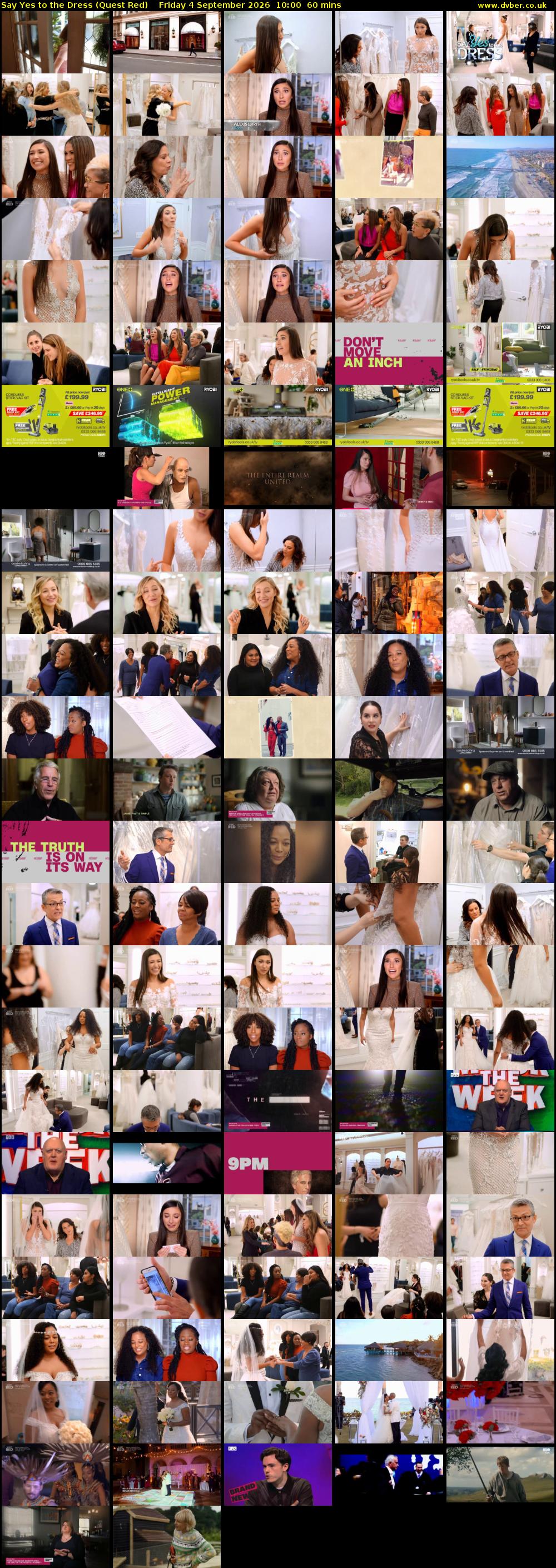 Say Yes to the Dress (Quest Red) Friday 4 September 2026 10:00 - 11:00