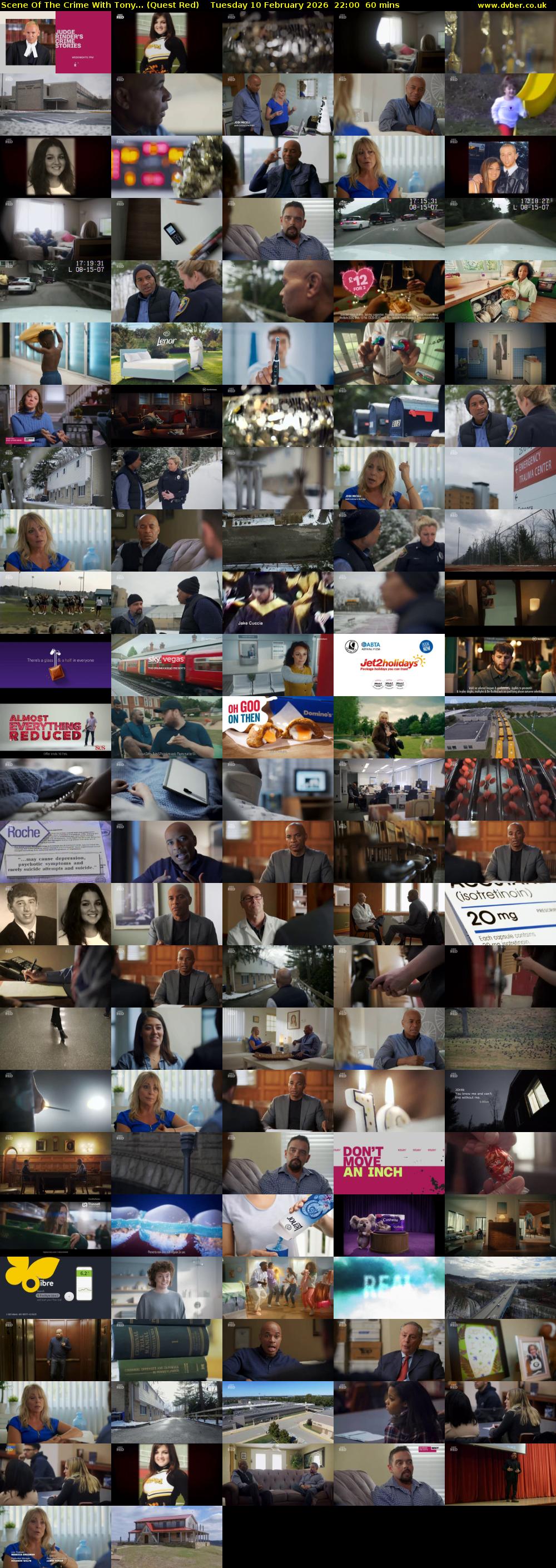 Scene Of The Crime With Tony... (Quest Red) Tuesday 10 February 2026 22:00 - 23:00