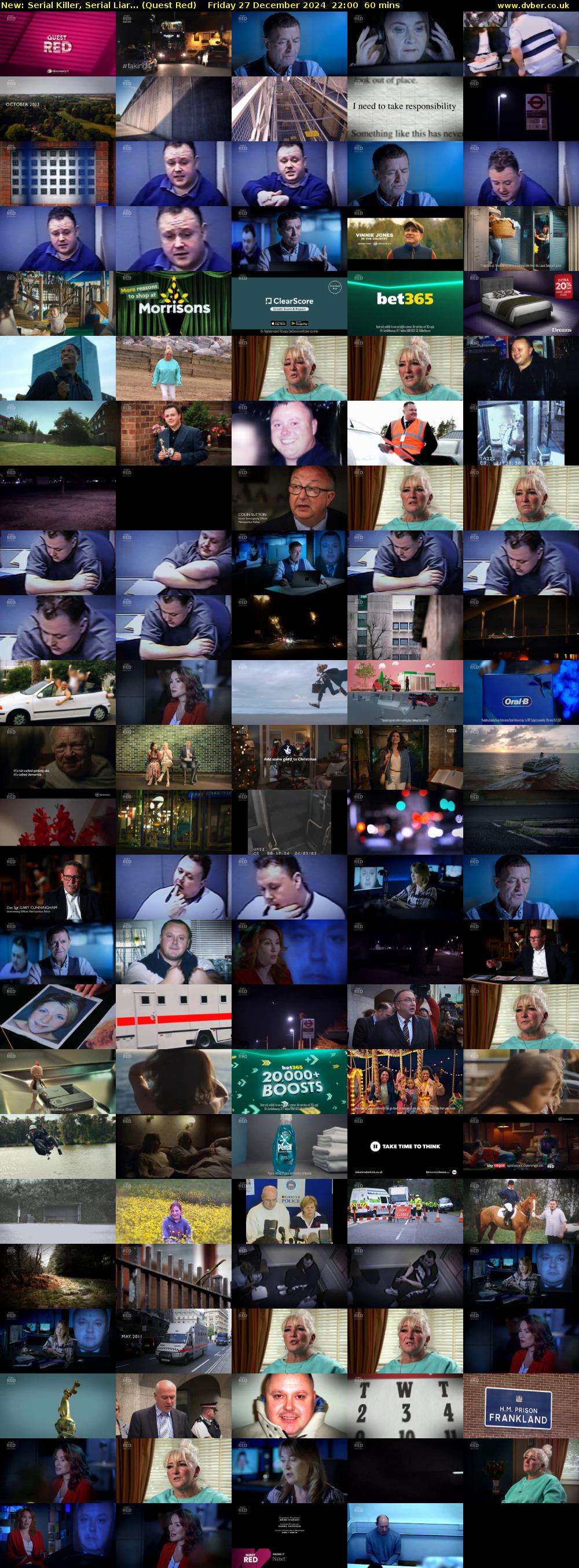 Serial Killer, Serial Liar... (Quest Red) Friday 27 December 2024 22:00 - 23:00