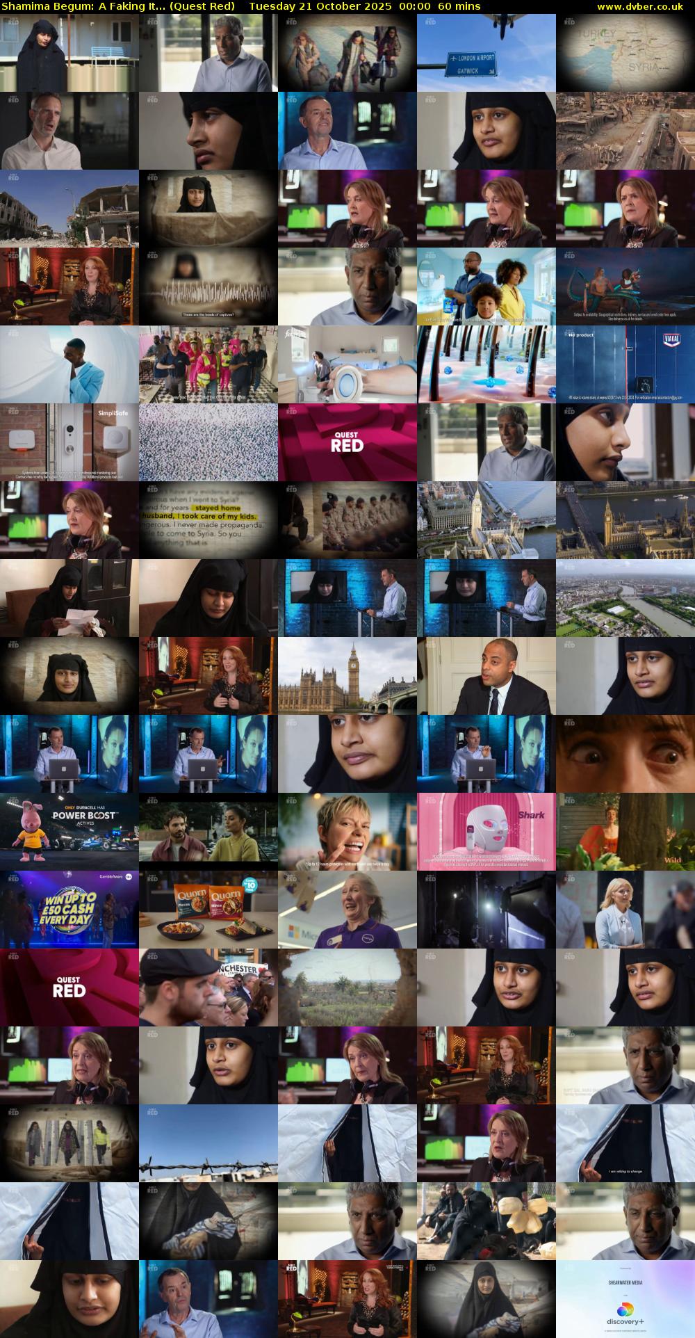 Shamima Begum: A Faking It... (Quest Red) Tuesday 21 October 2025 00:00 - 01:00