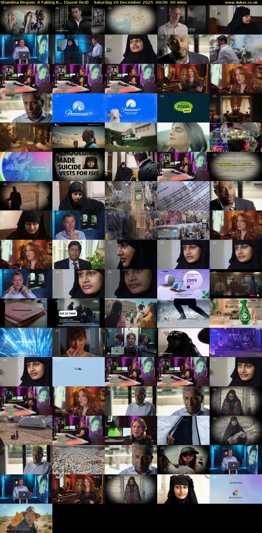 Shamima Begum: A Faking It... (Quest Red) Saturday 20 December 2025 00:00 - 01:00