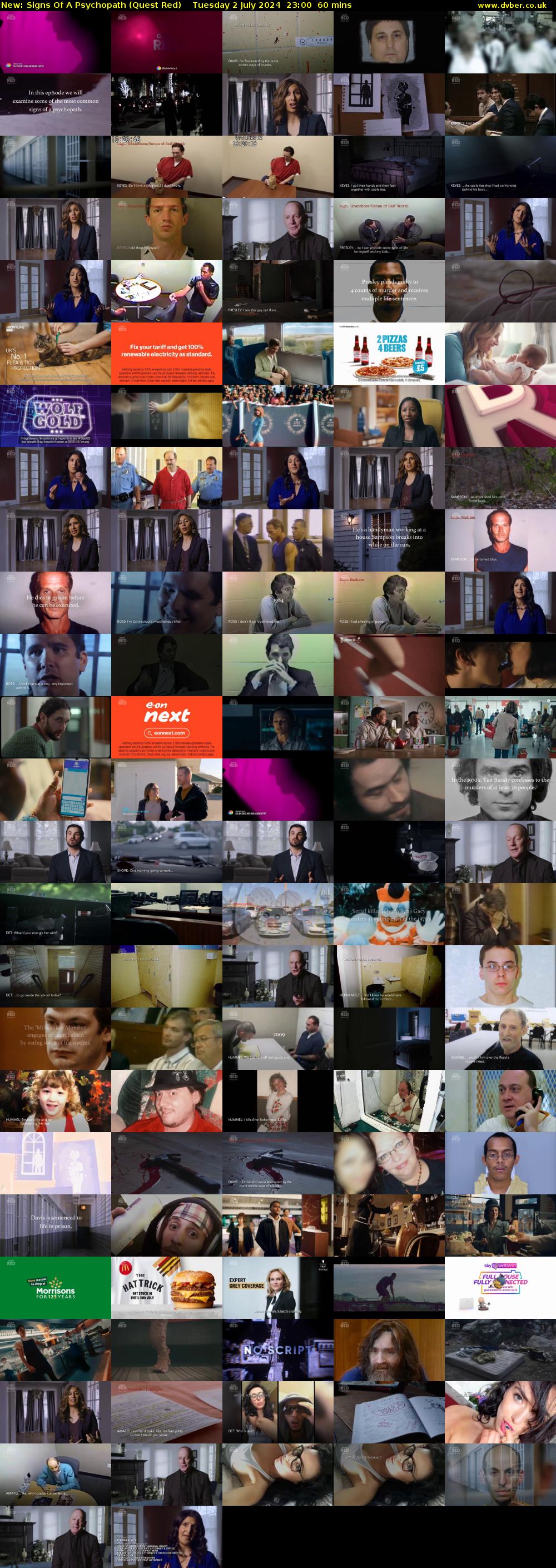 Signs Of A Psychopath (Quest Red) Tuesday 2 July 2024 23:00 - 00:00