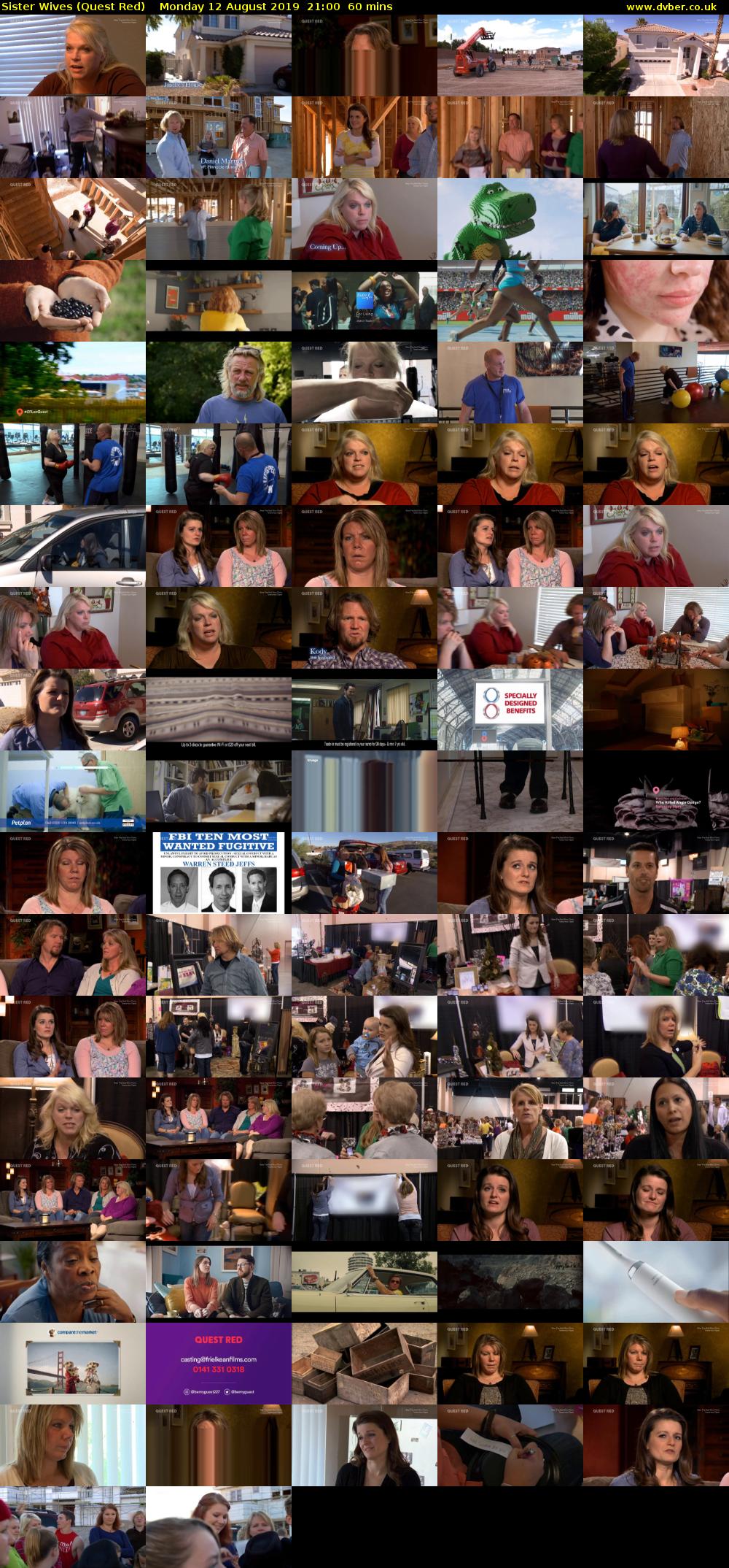 Sister Wives (Quest Red) Monday 12 August 2019 21:00 - 22:00
