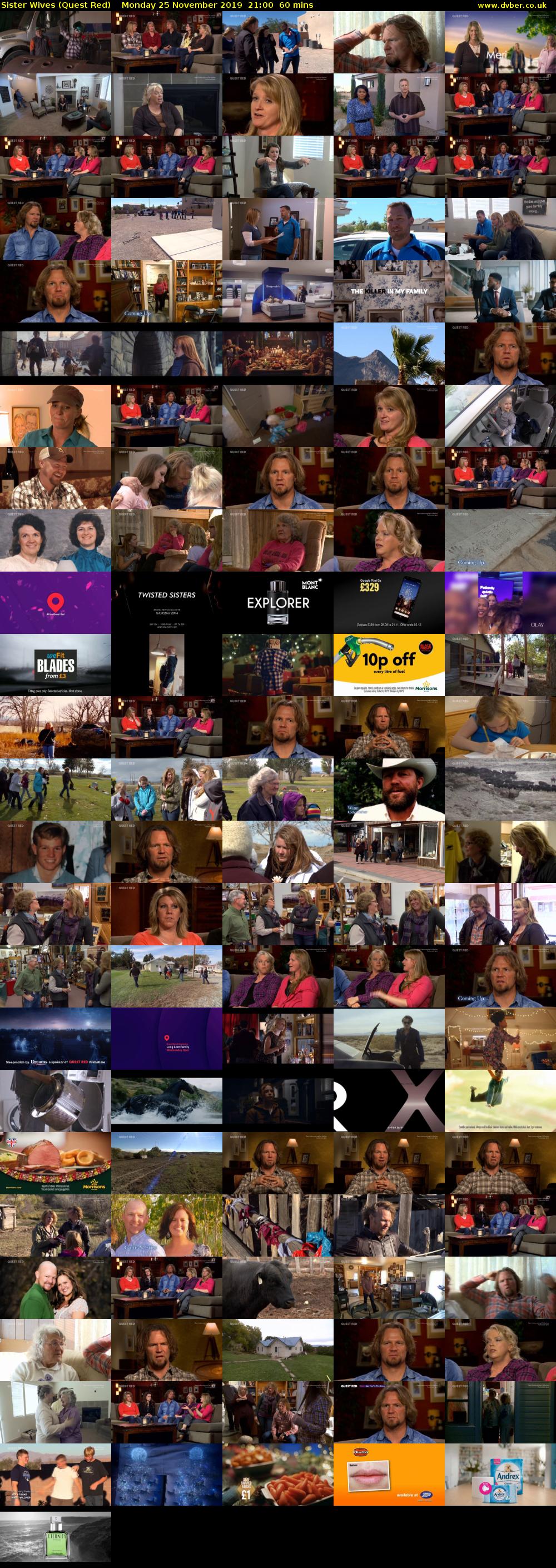 Sister Wives (Quest Red) Monday 25 November 2019 21:00 - 22:00