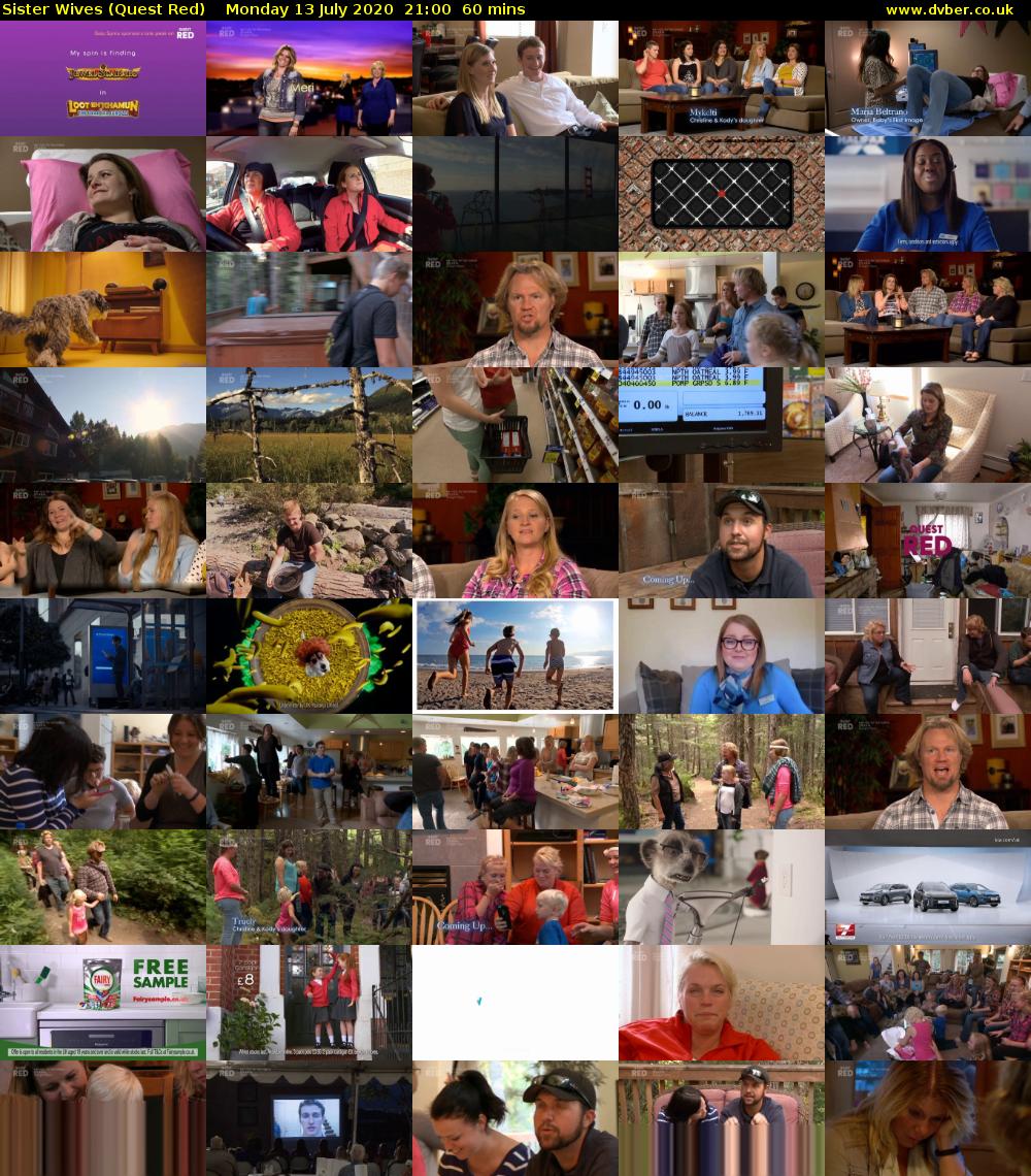 Sister Wives (Quest Red) Monday 13 July 2020 21:00 - 22:00