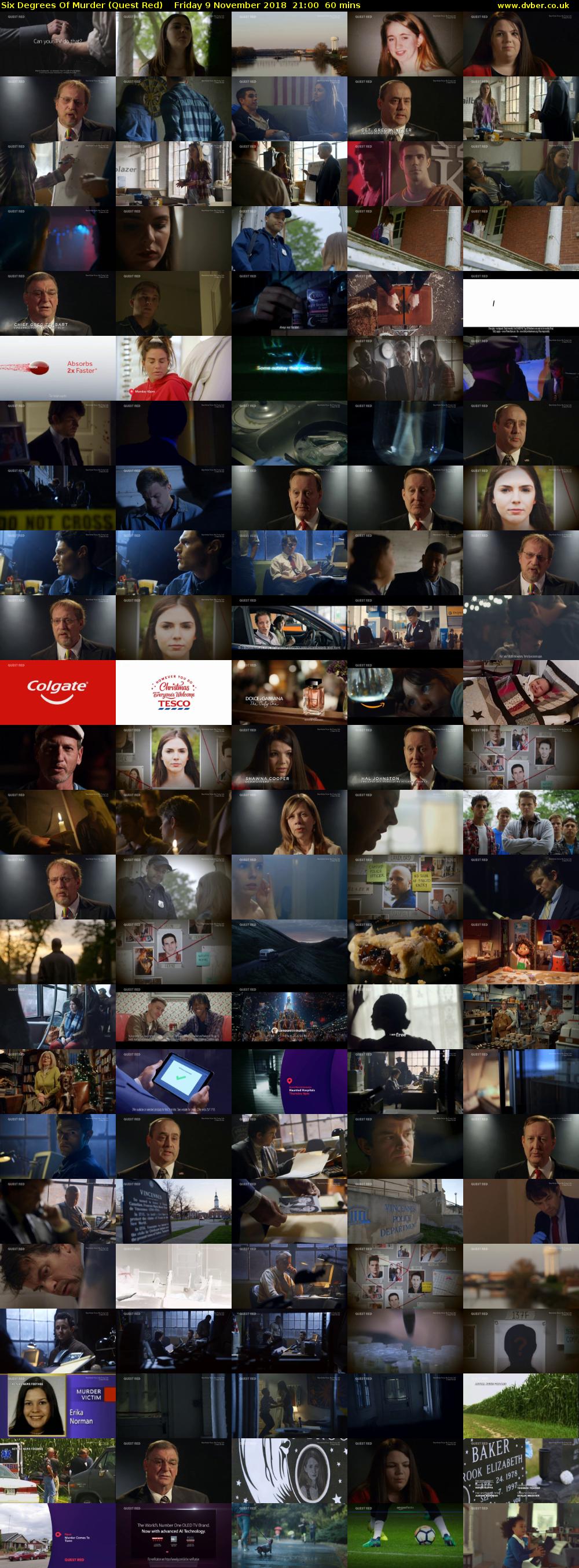 Six Degrees Of Murder (Quest Red) Friday 9 November 2018 21:00 - 22:00