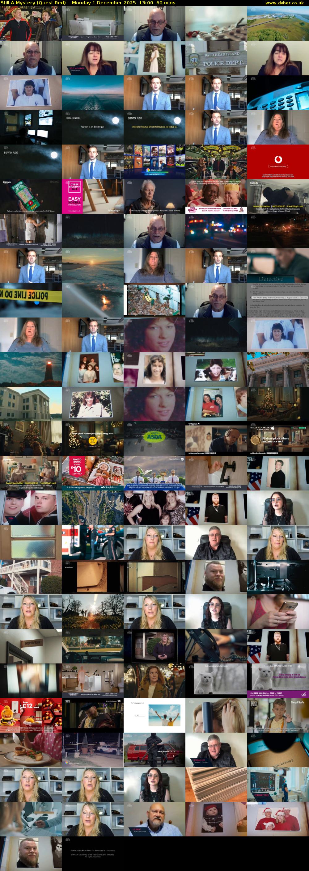 Still A Mystery (Quest Red) Monday 1 December 2025 13:00 - 14:00