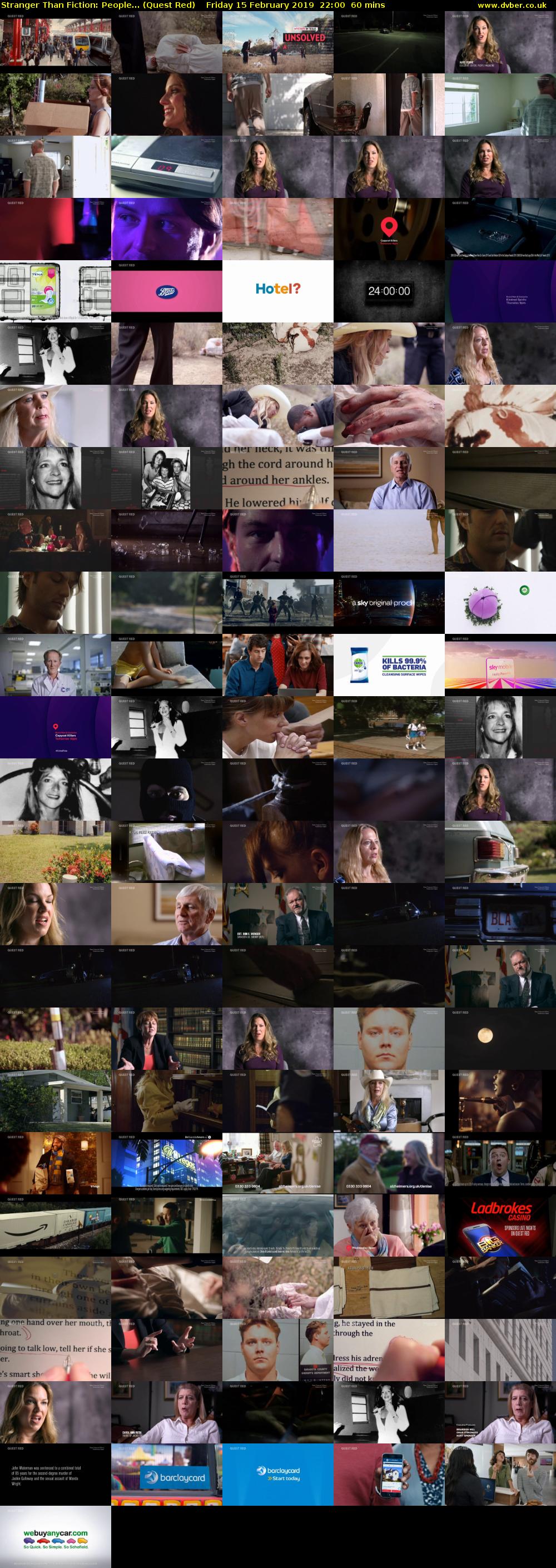 Stranger Than Fiction: People... (Quest Red) Friday 15 February 2019 22:00 - 23:00