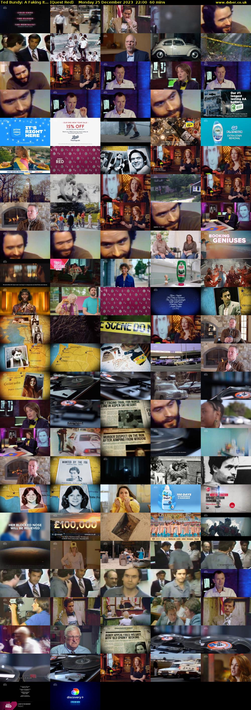 Ted Bundy: A Faking It... (Quest Red) Monday 25 December 2023 22:00 - 23:00