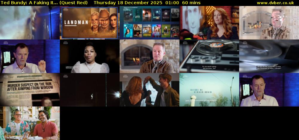 Ted Bundy: A Faking It... (Quest Red) Thursday 18 December 2025 01:00 - 02:00