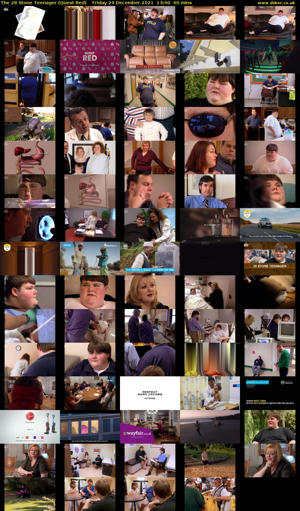 The 28 Stone Teenager (Quest Red) Friday 24 December 2021 13:00 - 14:00