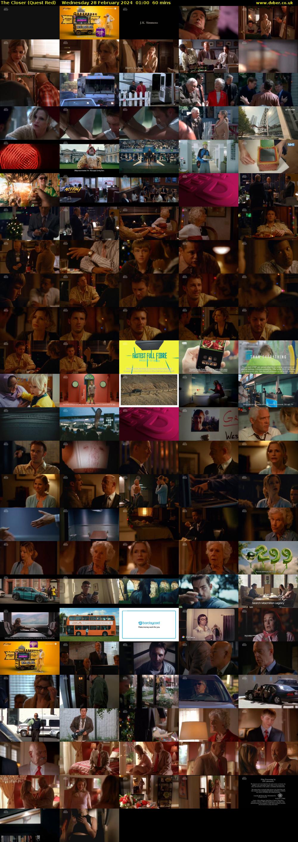 The Closer (Quest Red) Wednesday 28 February 2024 01:00 - 02:00
