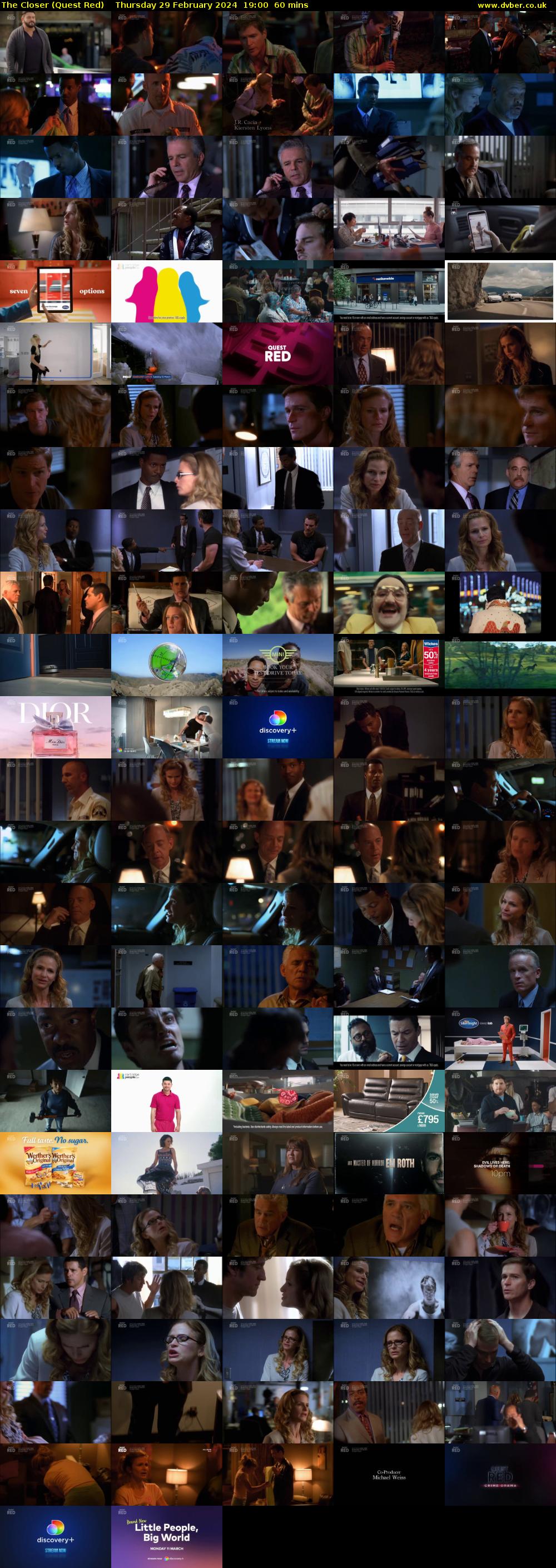 The Closer (Quest Red) Thursday 29 February 2024 19:00 - 20:00