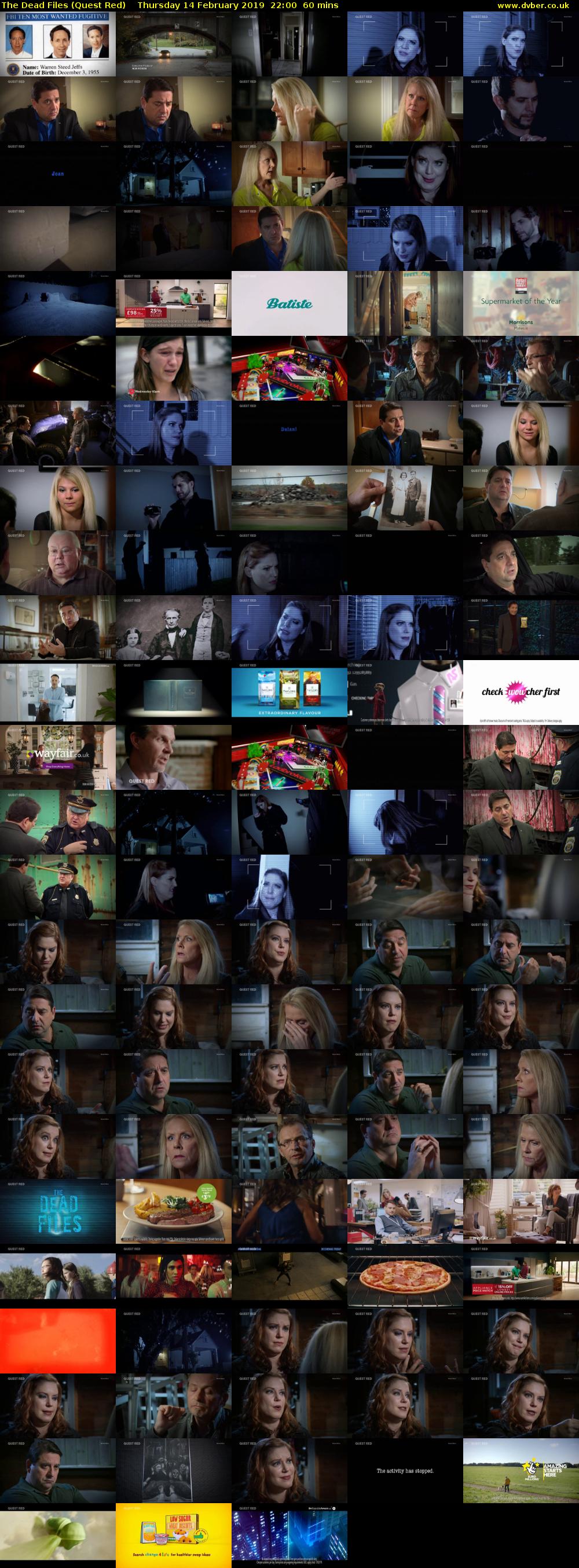 The Dead Files (Quest Red) Thursday 14 February 2019 22:00 - 23:00