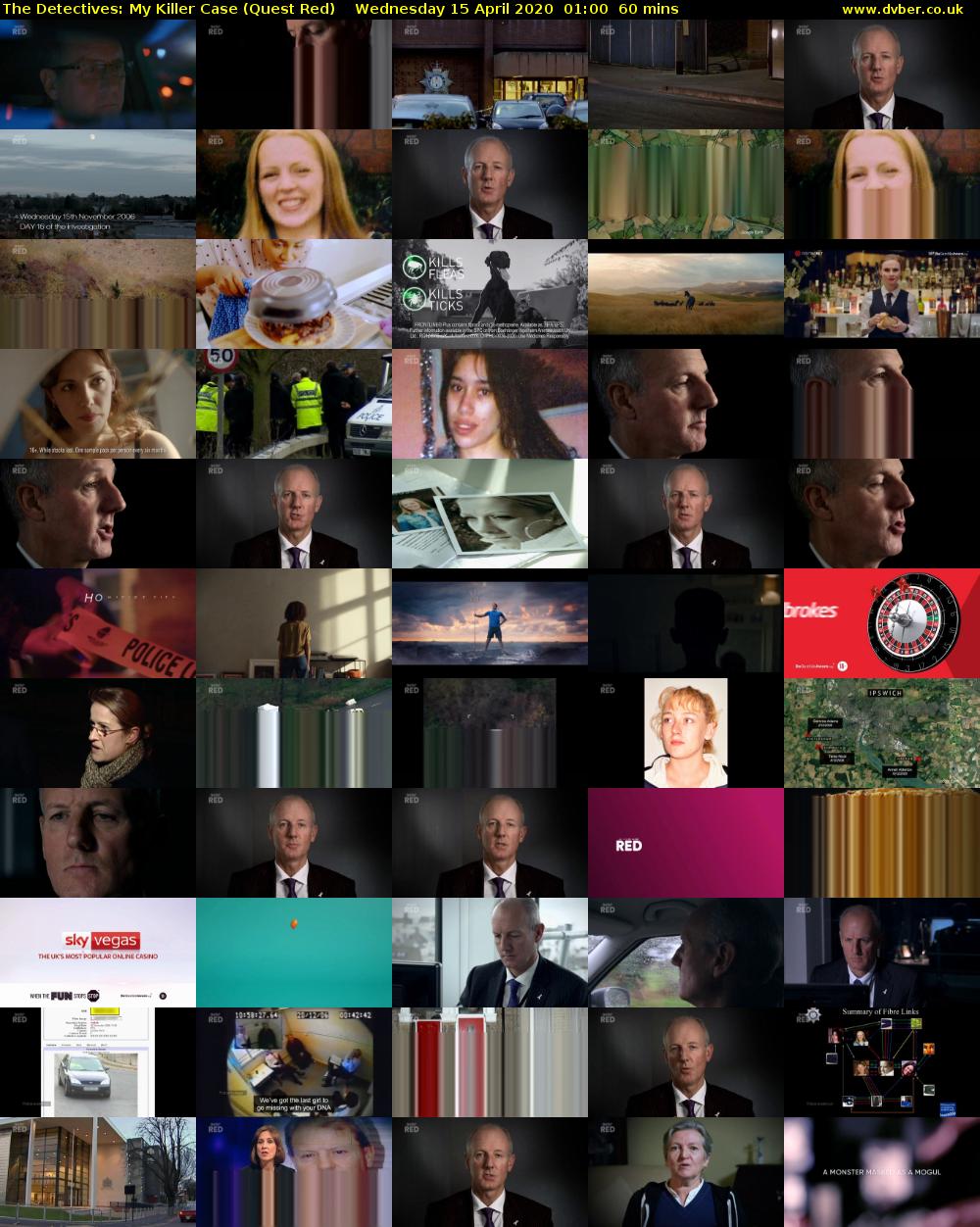 The Detectives: My Killer Case (Quest Red) Wednesday 15 April 2020 01:00 - 02:00