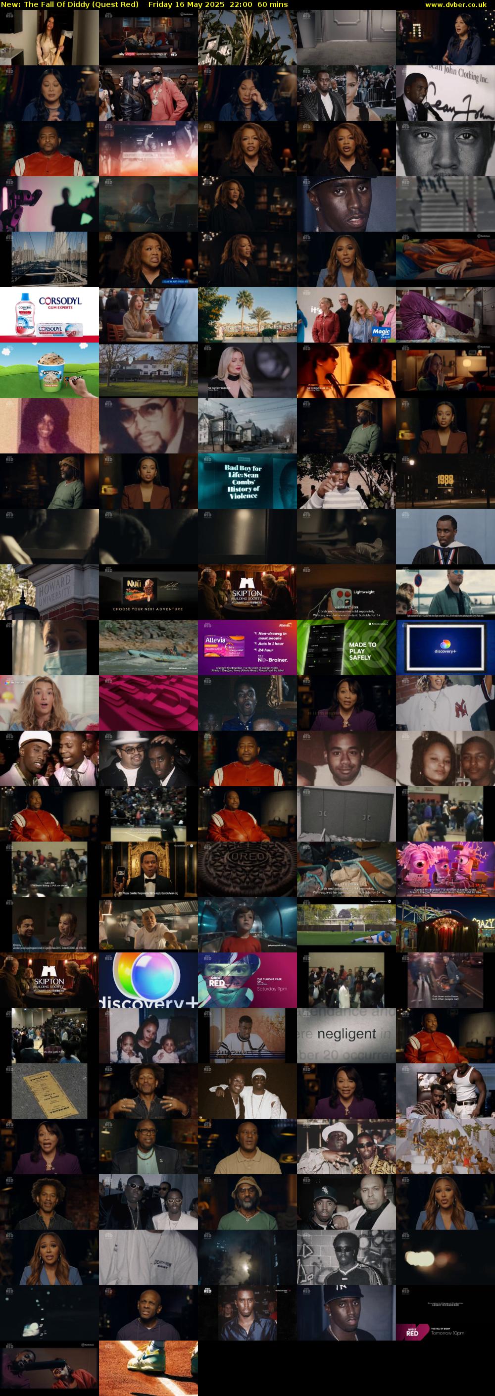 The Fall Of Diddy (Quest Red) Friday 16 May 2025 22:00 - 23:00