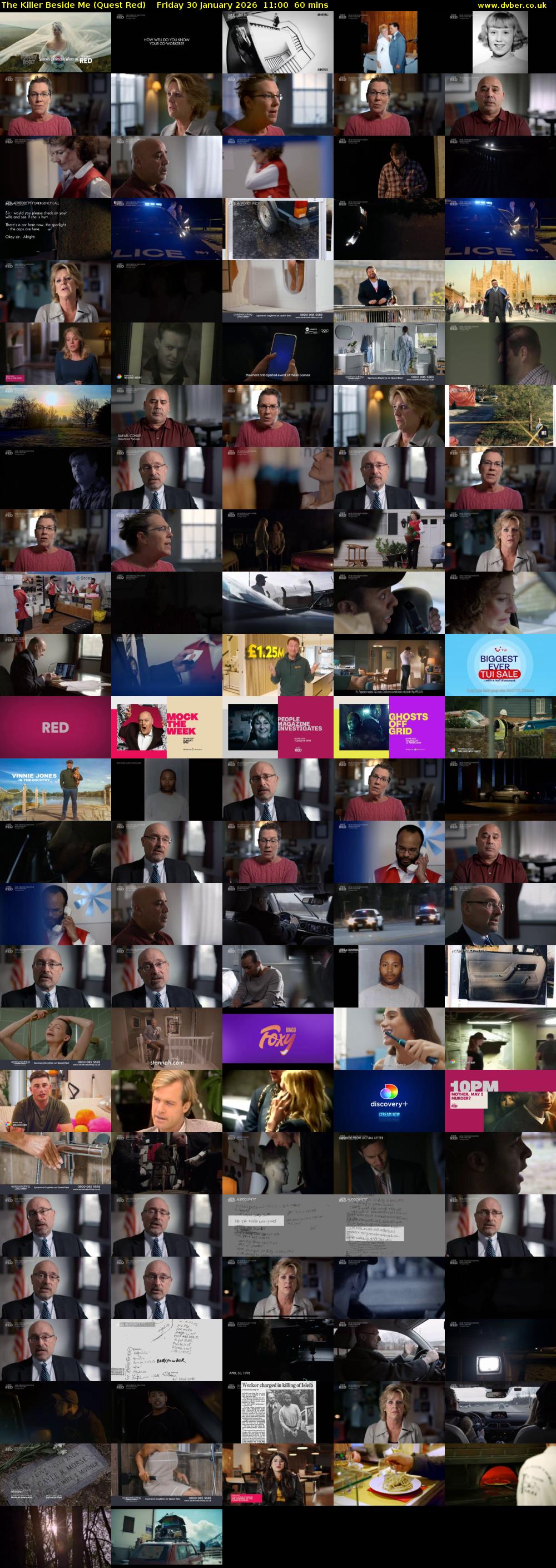 The Killer Beside Me (Quest Red) Friday 30 January 2026 11:00 - 12:00