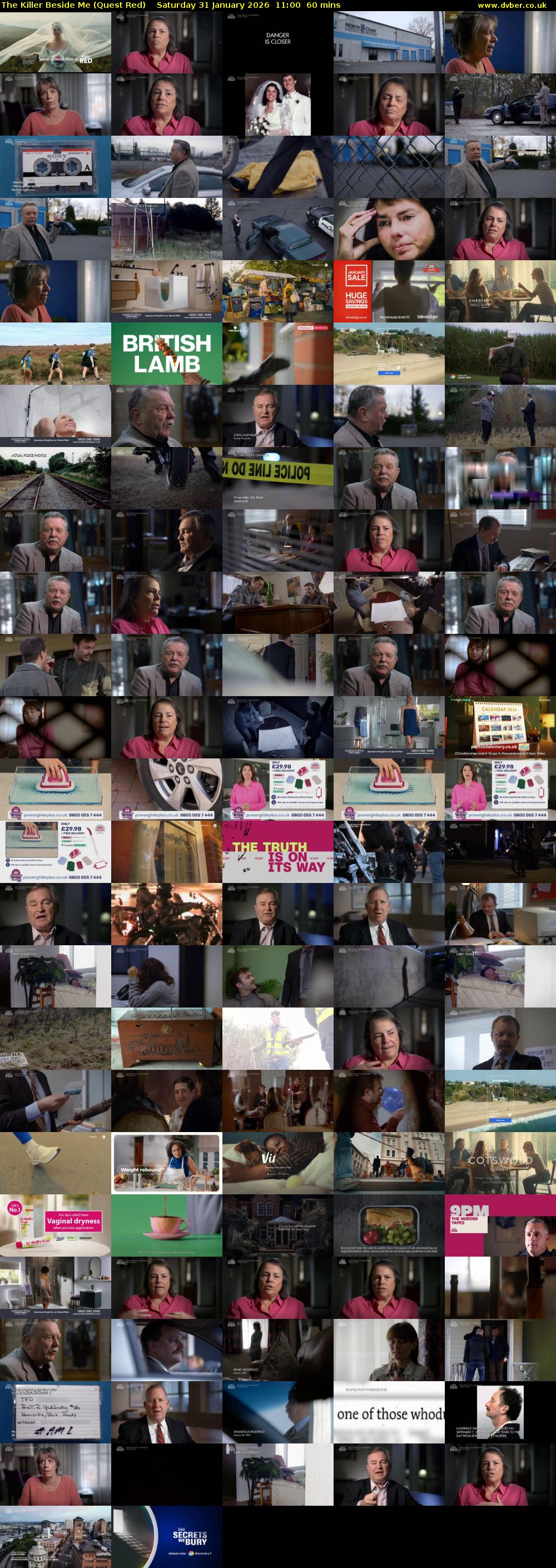 The Killer Beside Me (Quest Red) Saturday 31 January 2026 11:00 - 12:00