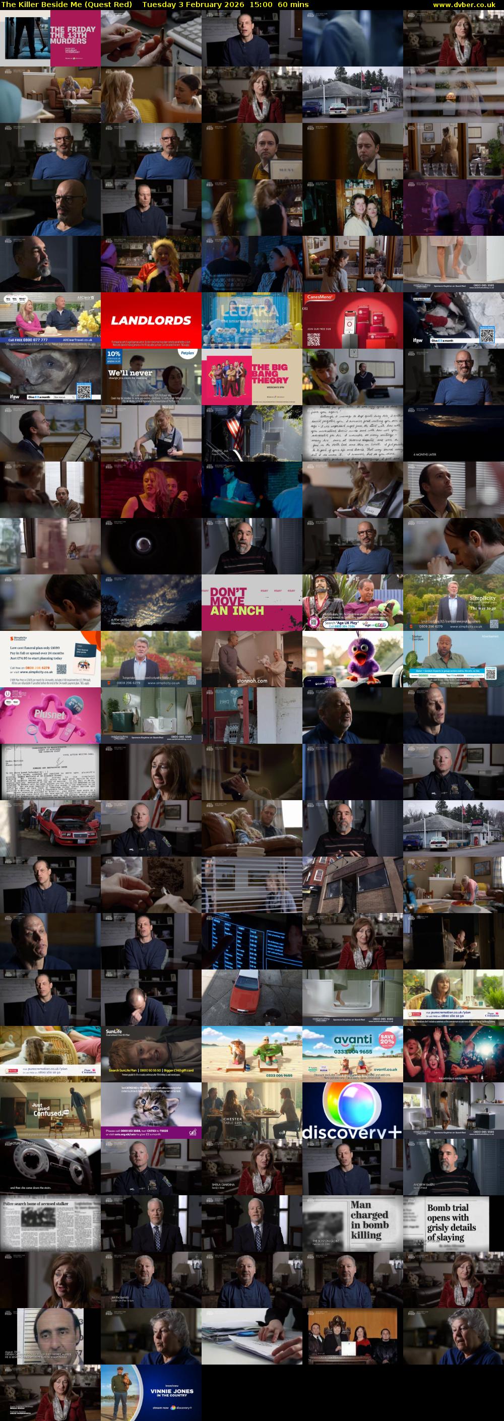 The Killer Beside Me (Quest Red) Tuesday 3 February 2026 15:00 - 16:00