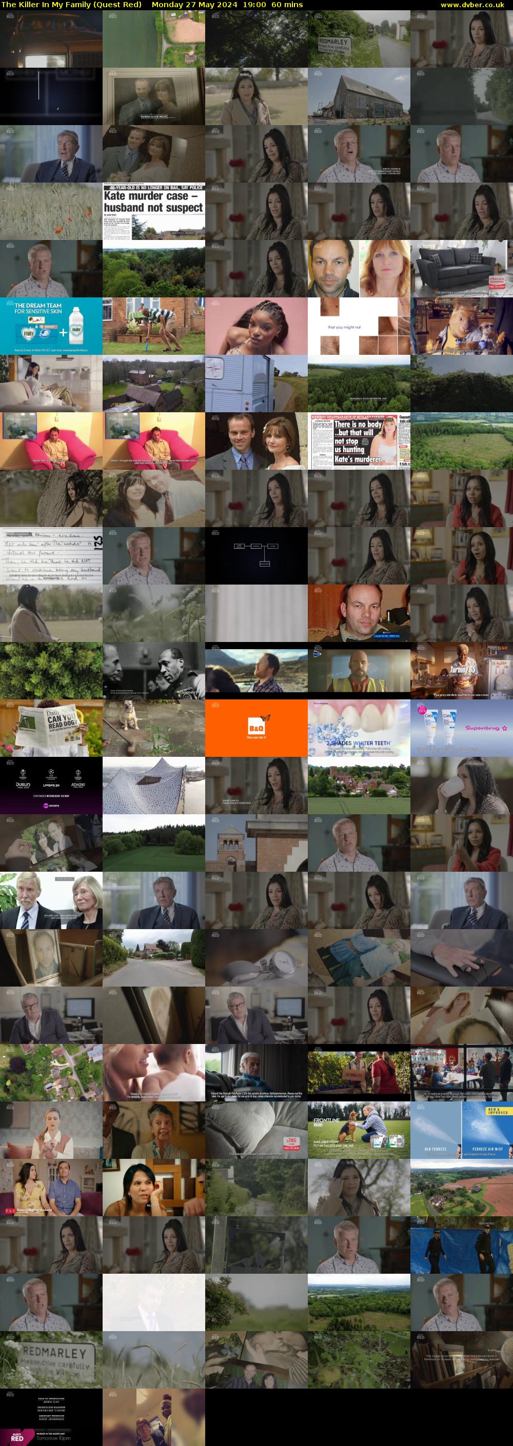 The Killer In My Family (Quest Red) Monday 27 May 2024 19:00 - 20:00