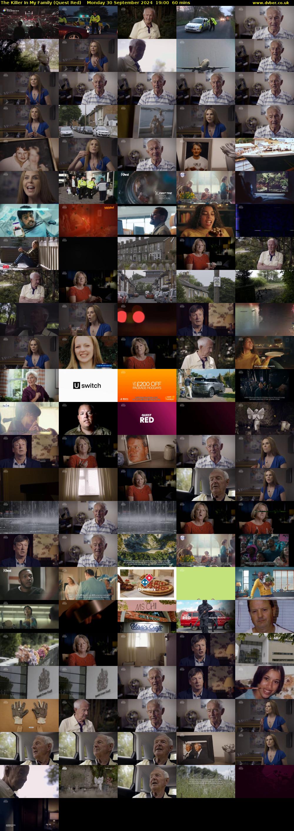 The Killer In My Family (Quest Red) Monday 30 September 2024 19:00 - 20:00