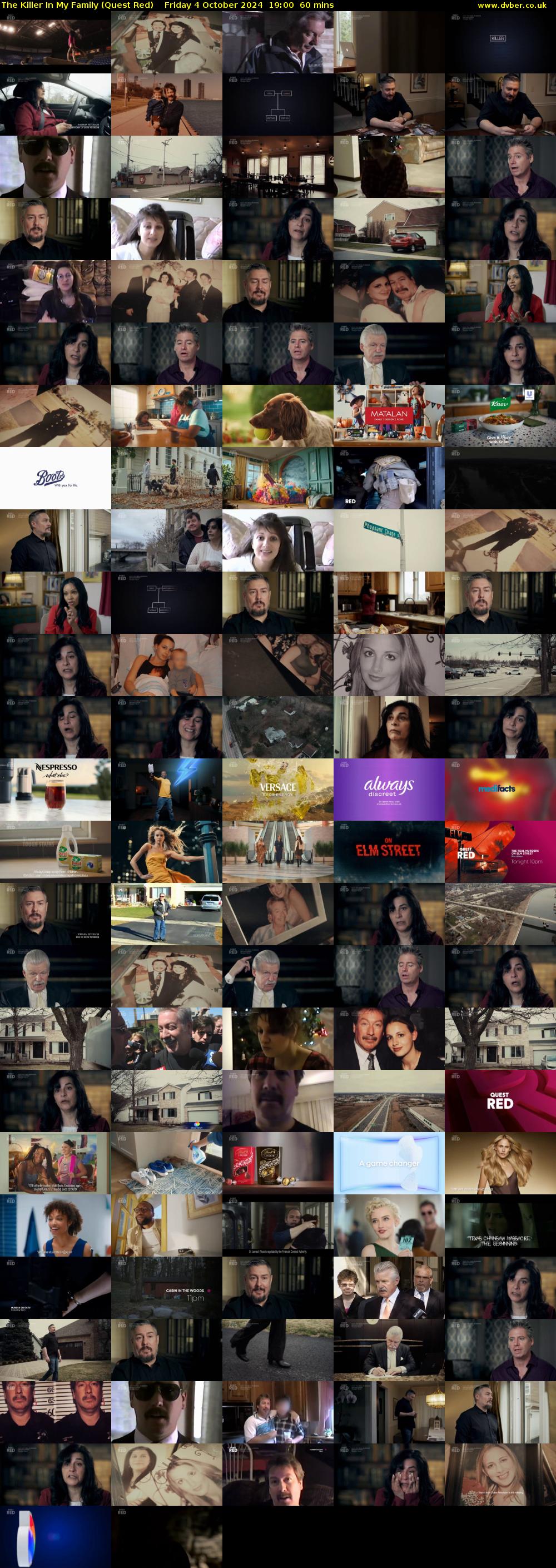 The Killer In My Family (Quest Red) Friday 4 October 2024 19:00 - 20:00