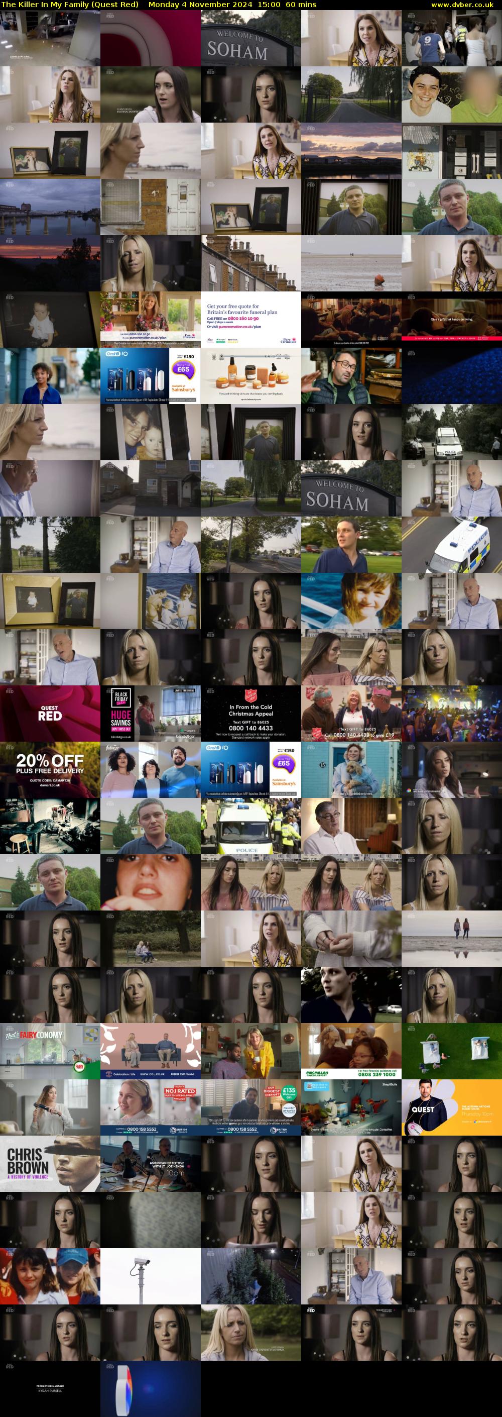 The Killer In My Family (Quest Red) Monday 4 November 2024 15:00 - 16:00