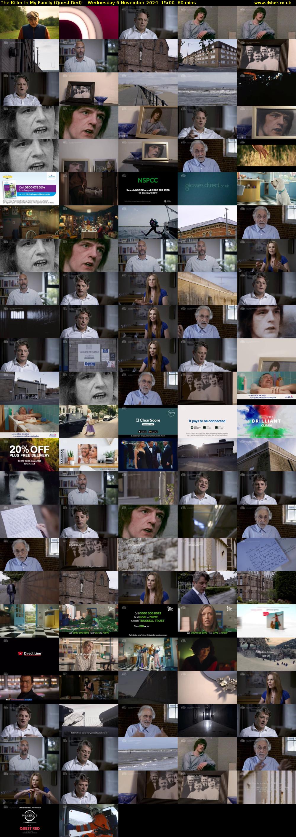 The Killer In My Family (Quest Red) Wednesday 6 November 2024 15:00 - 16:00