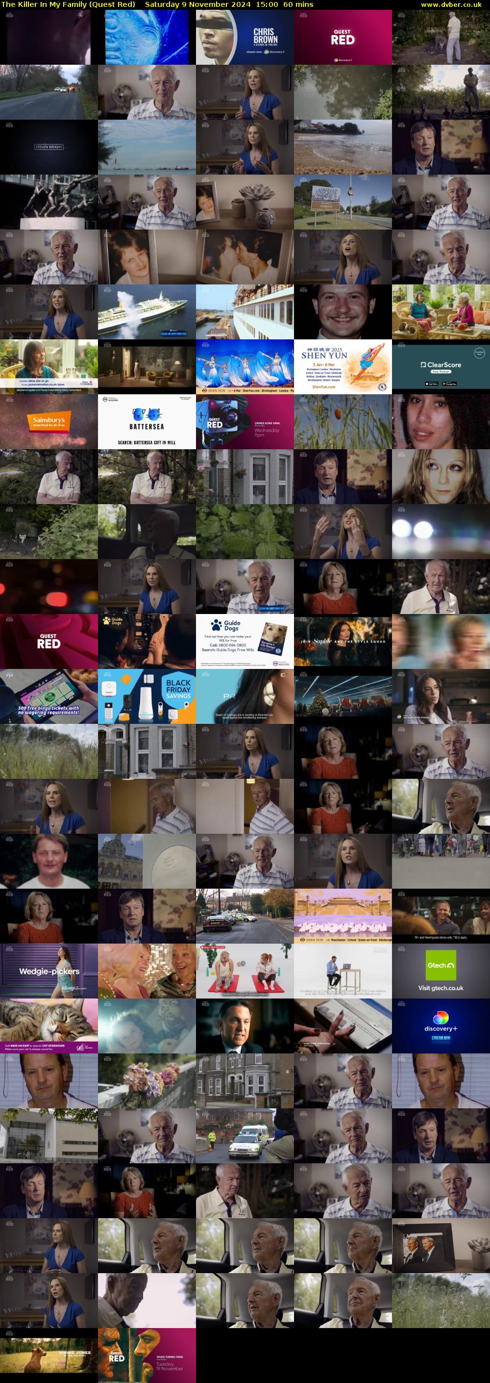 The Killer In My Family (Quest Red) Saturday 9 November 2024 15:00 - 16:00