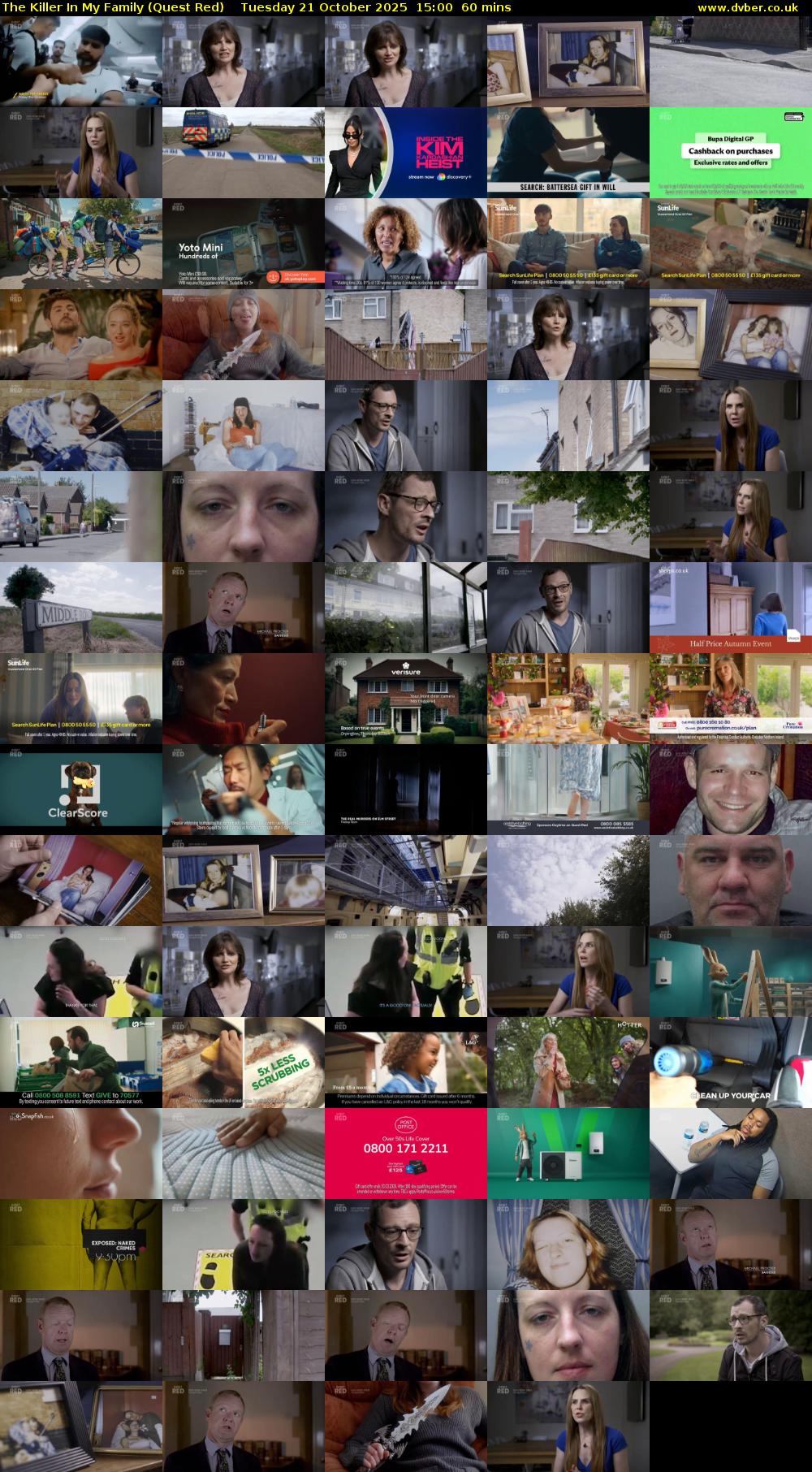 The Killer In My Family (Quest Red) Tuesday 21 October 2025 15:00 - 16:00