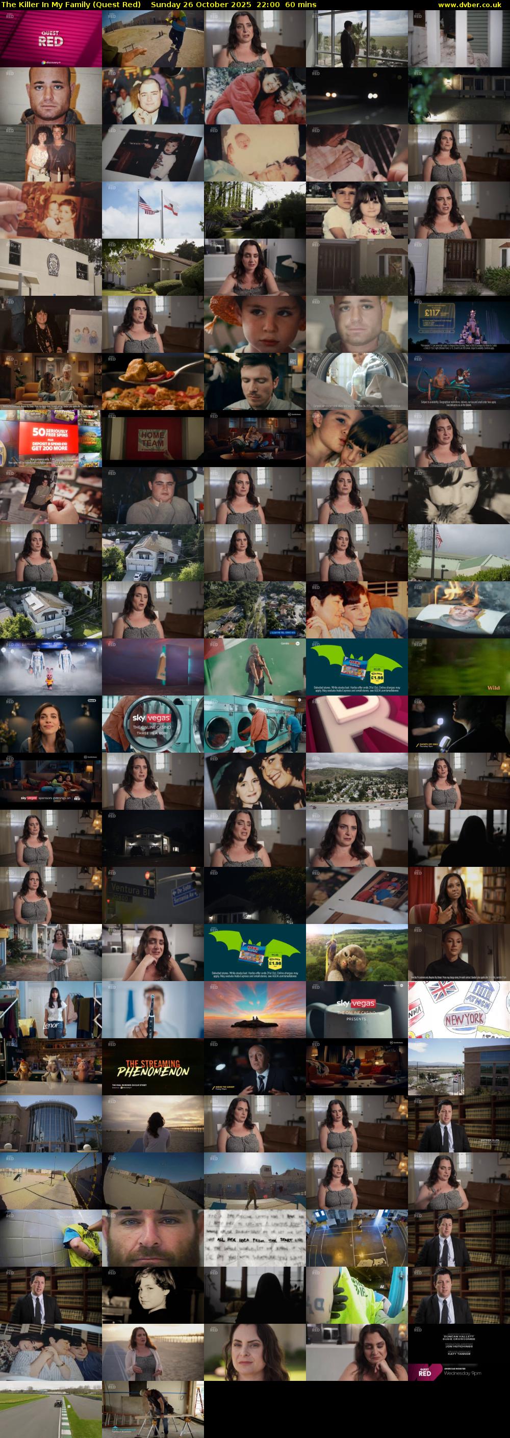 The Killer In My Family (Quest Red) Sunday 26 October 2025 22:00 - 23:00