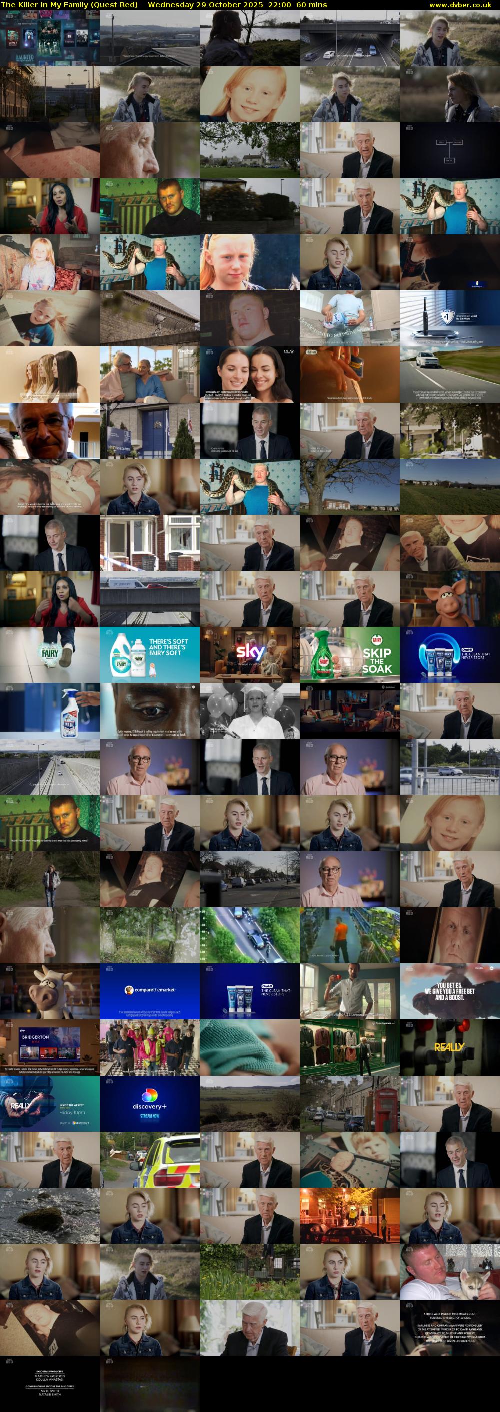 The Killer In My Family (Quest Red) Wednesday 29 October 2025 22:00 - 23:00