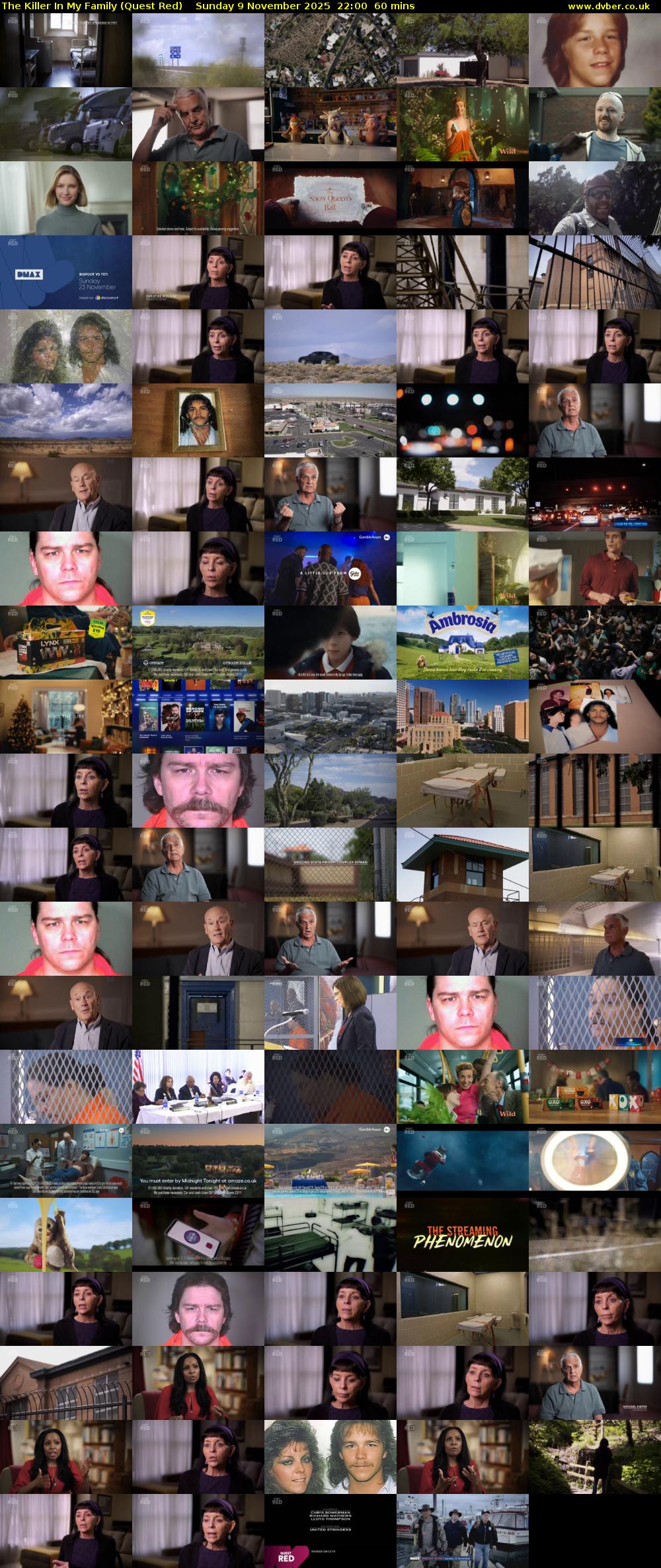 The Killer In My Family (Quest Red) Sunday 9 November 2025 22:00 - 23:00