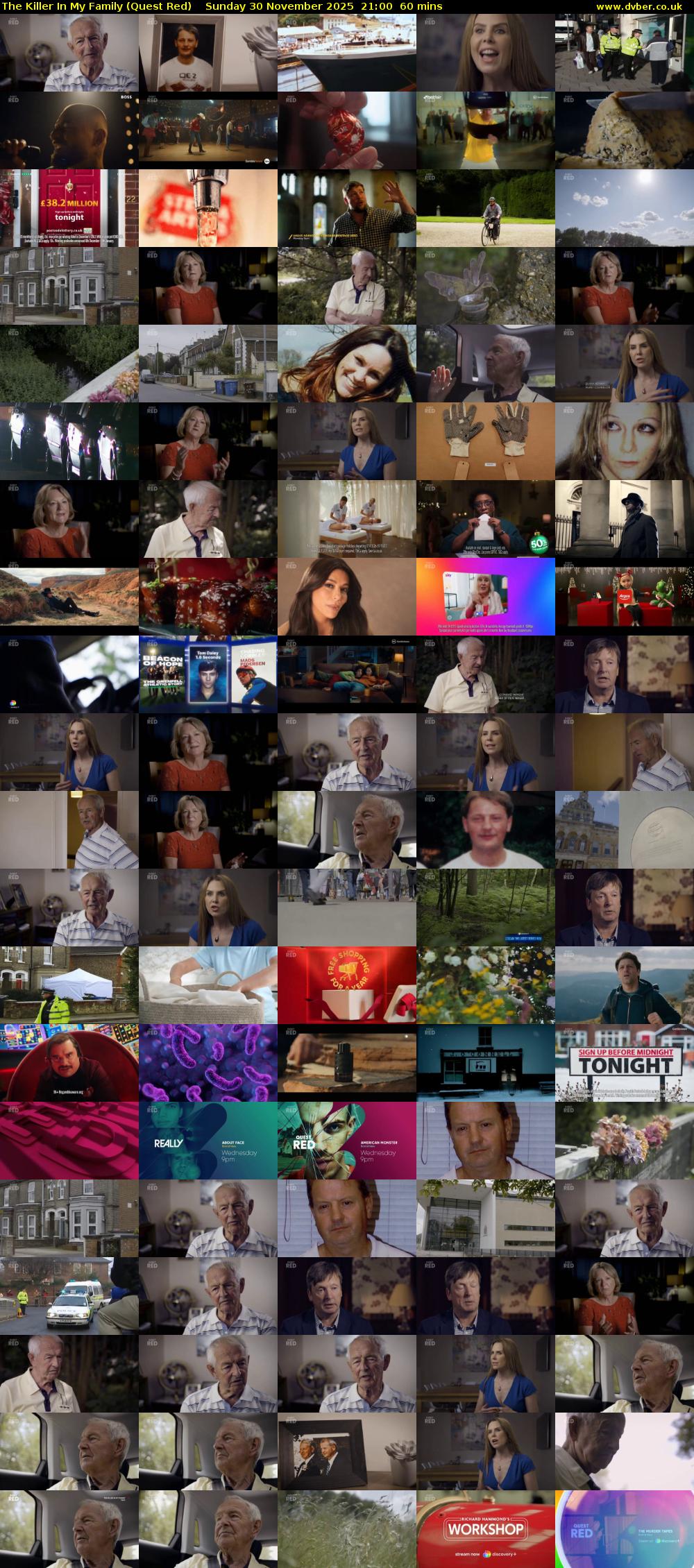 The Killer In My Family (Quest Red) Sunday 30 November 2025 21:00 - 22:00