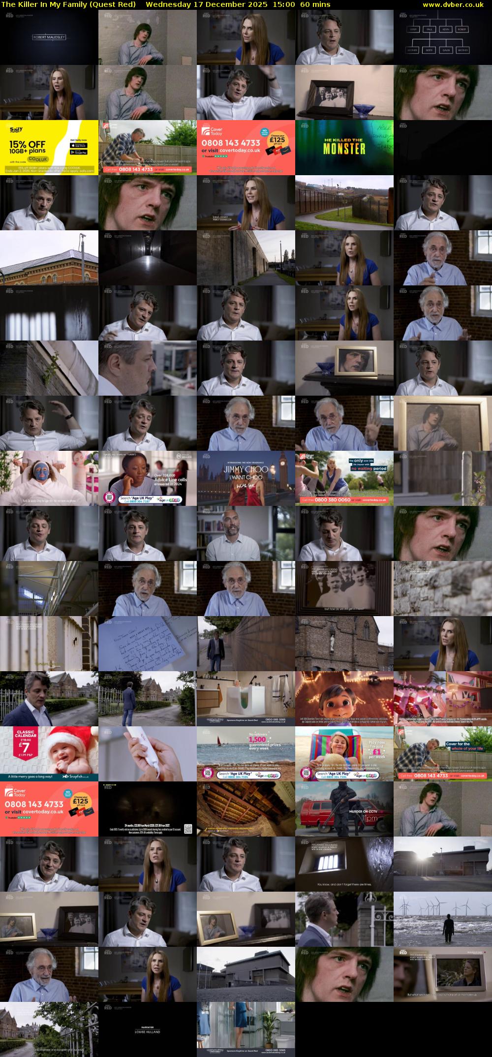 The Killer In My Family (Quest Red) Wednesday 17 December 2025 15:00 - 16:00