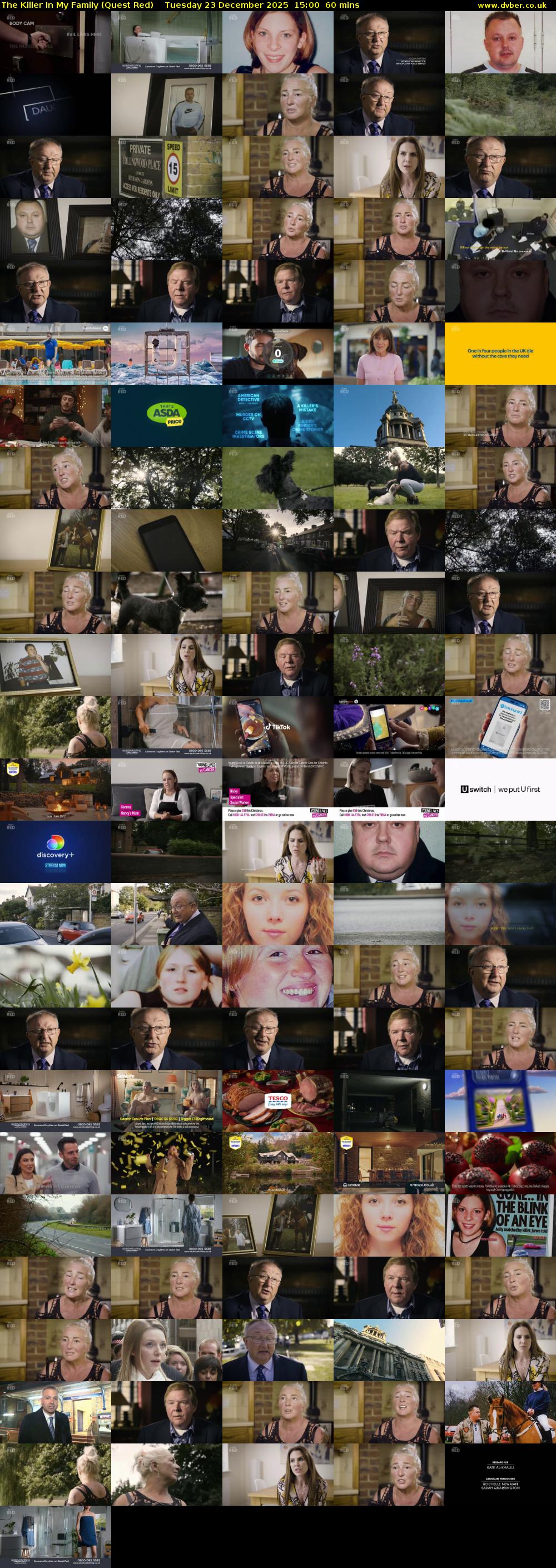 The Killer In My Family (Quest Red) Tuesday 23 December 2025 15:00 - 16:00