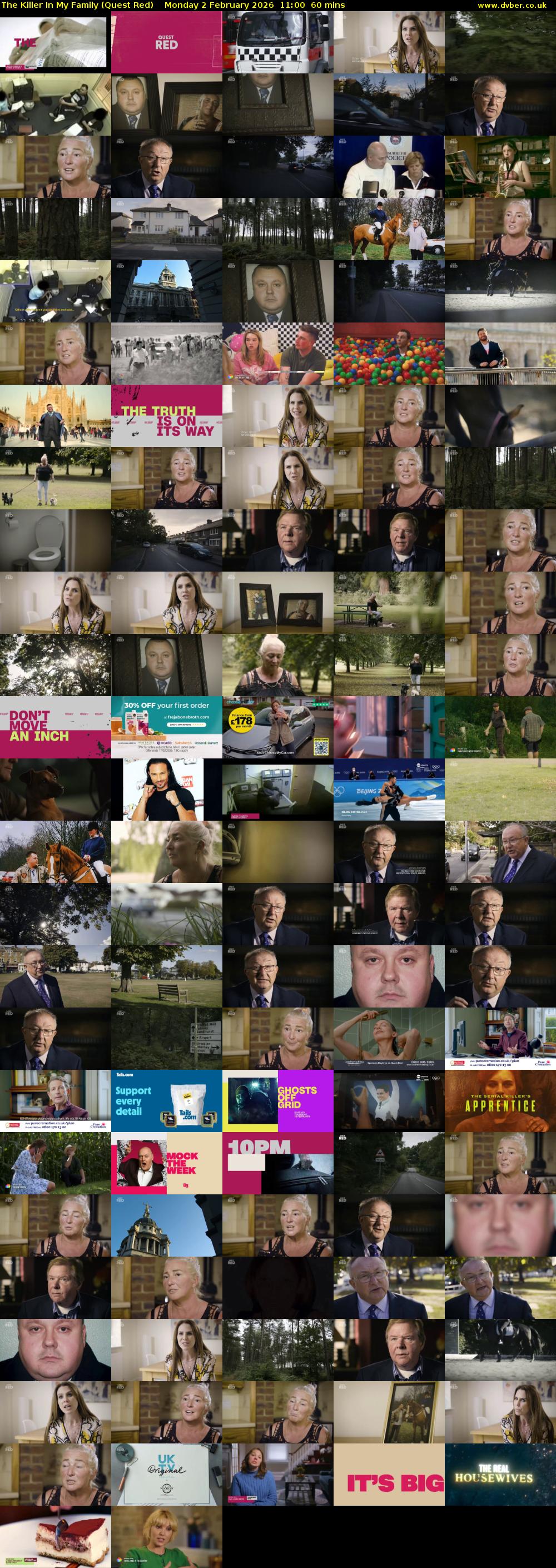 The Killer In My Family (Quest Red) Monday 2 February 2026 11:00 - 12:00