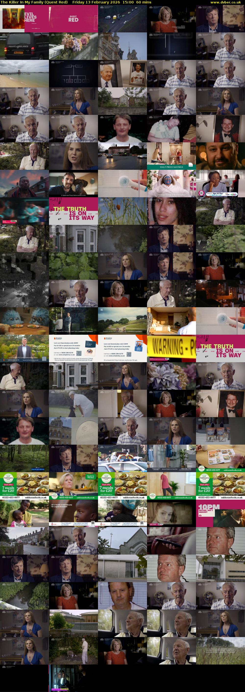 The Killer In My Family (Quest Red) Friday 13 February 2026 15:00 - 16:00