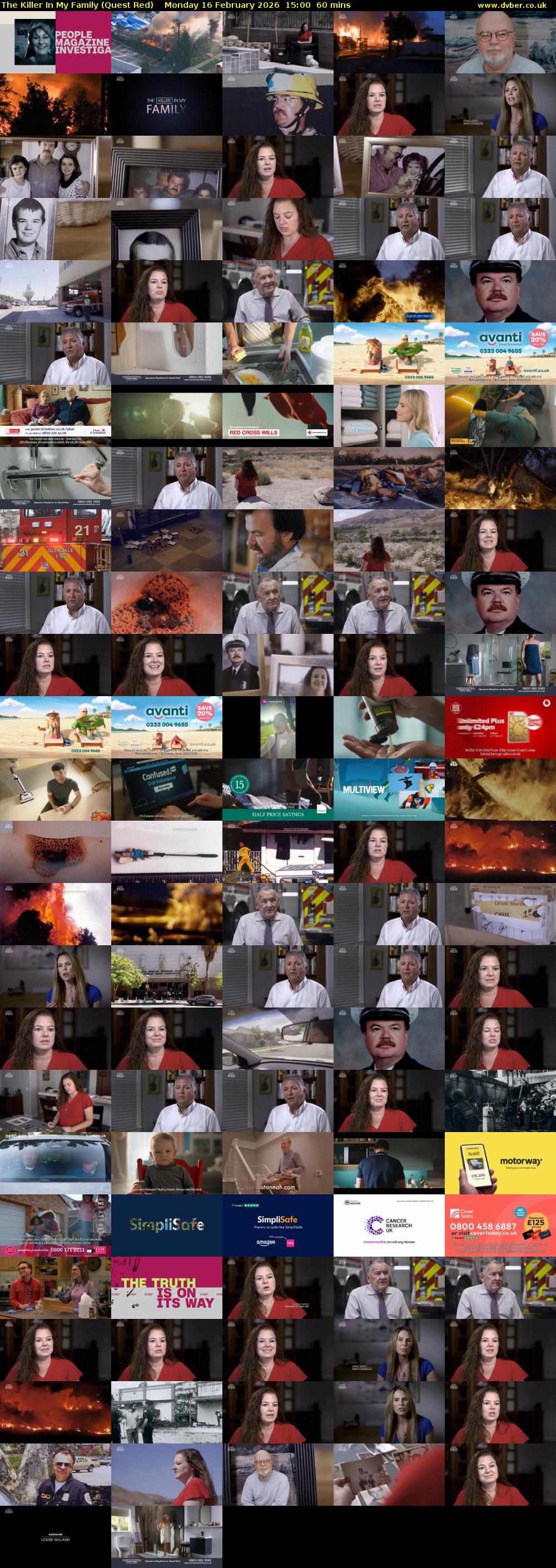 The Killer In My Family (Quest Red) Monday 16 February 2026 15:00 - 16:00