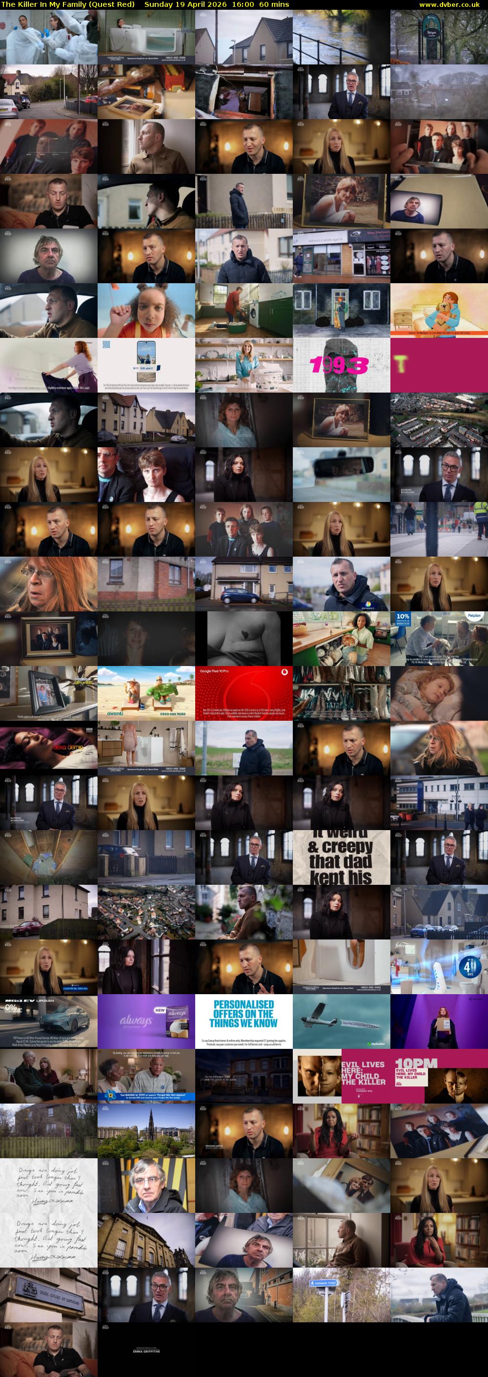 The Killer In My Family (Quest Red) Sunday 19 April 2026 16:00 - 17:00