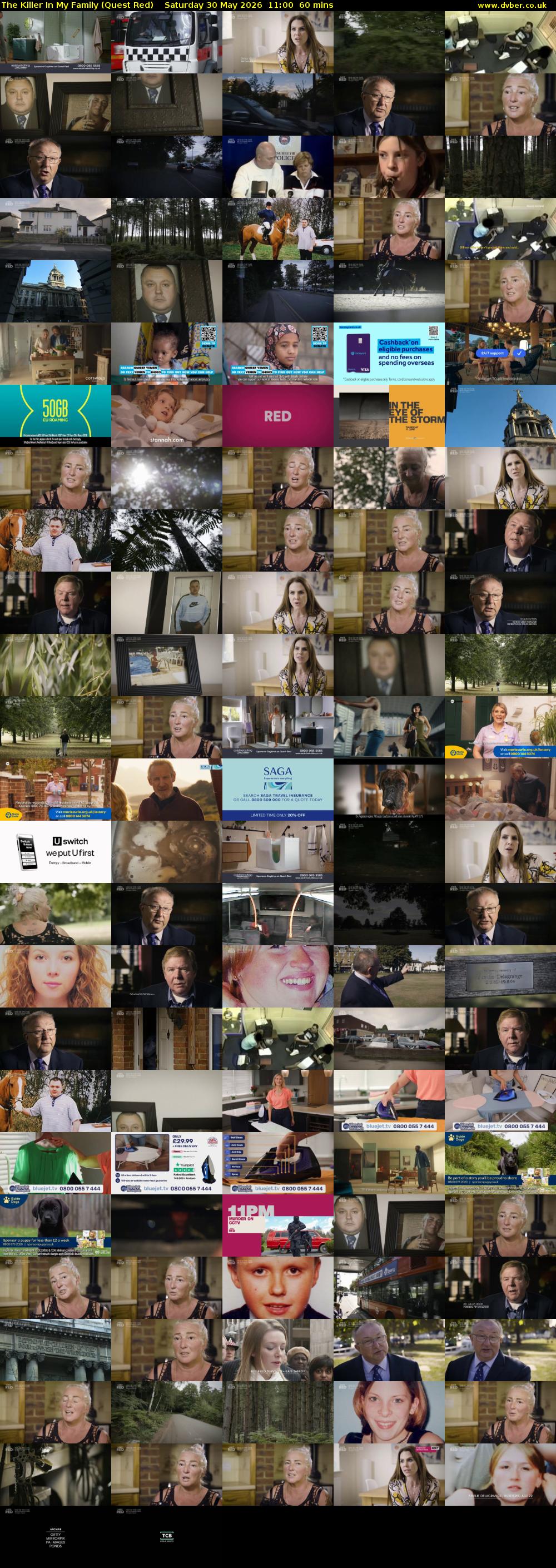 The Killer In My Family (Quest Red) Saturday 30 May 2026 11:00 - 12:00