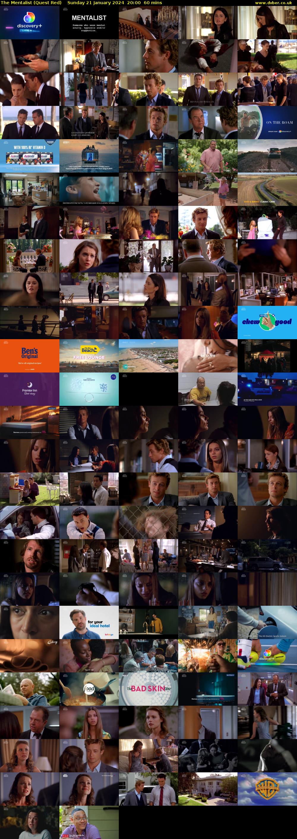 The Mentalist (Quest Red) Sunday 21 January 2024 20:00 - 21:00
