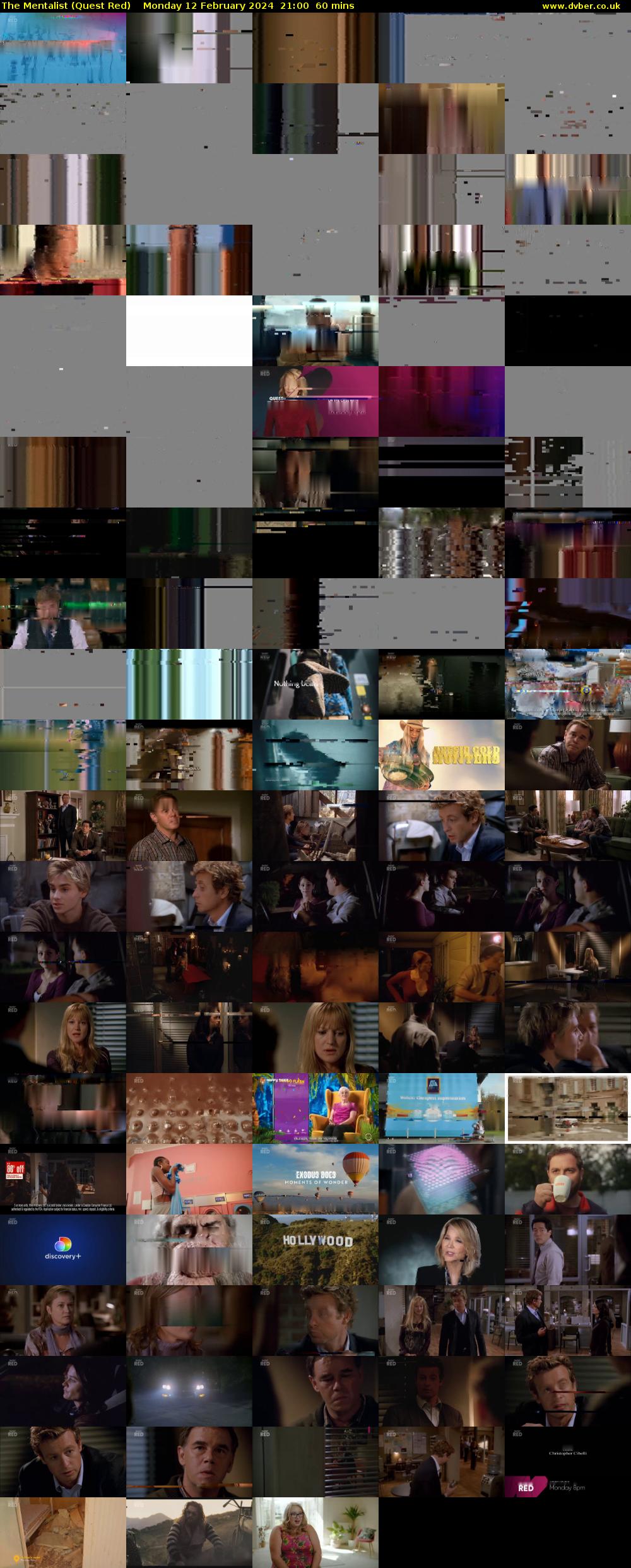 The Mentalist (Quest Red) Monday 12 February 2024 21:00 - 22:00